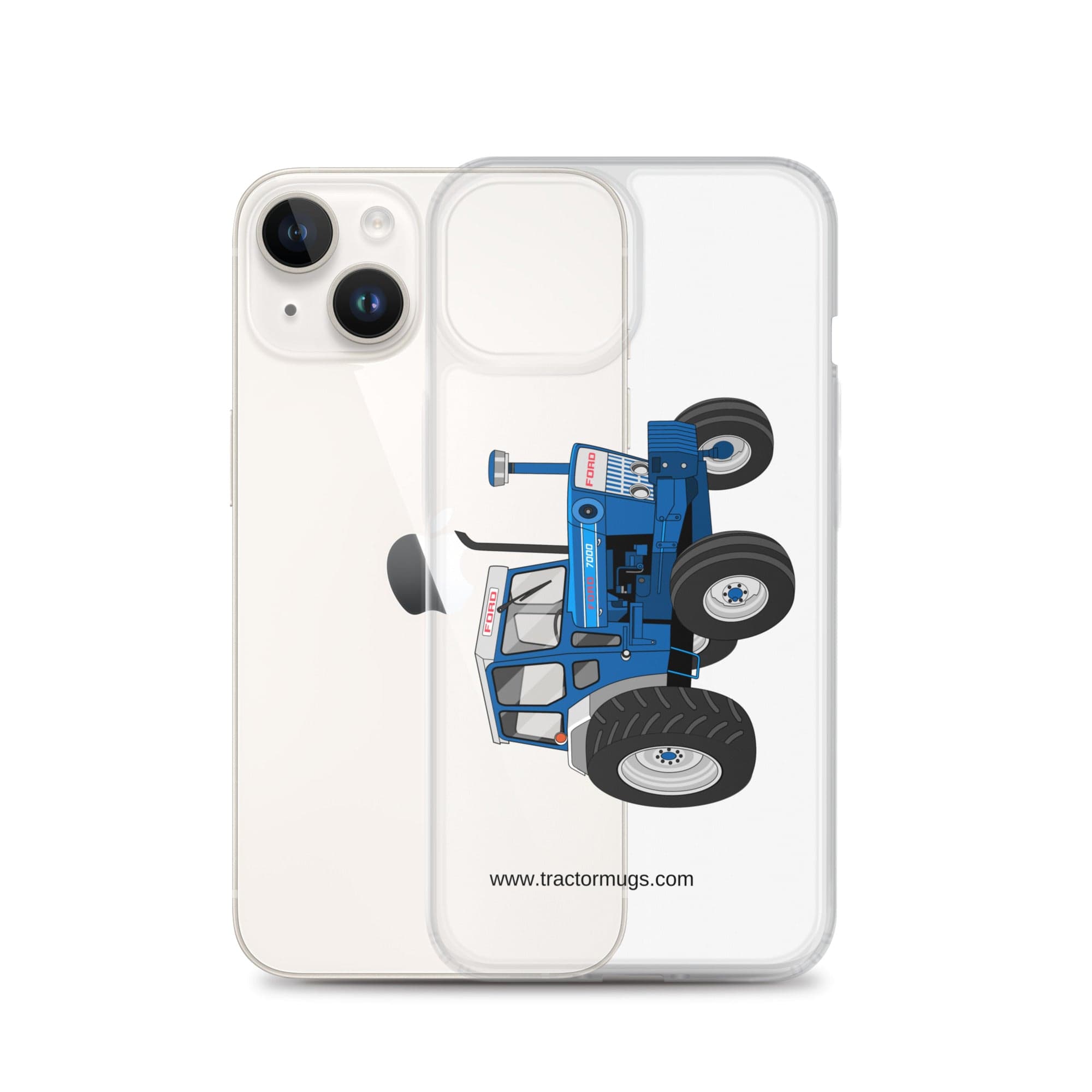 The Tractor Mugs Store Ford 7000 | Clear Case for iPhone® Quality Farmers Merch
