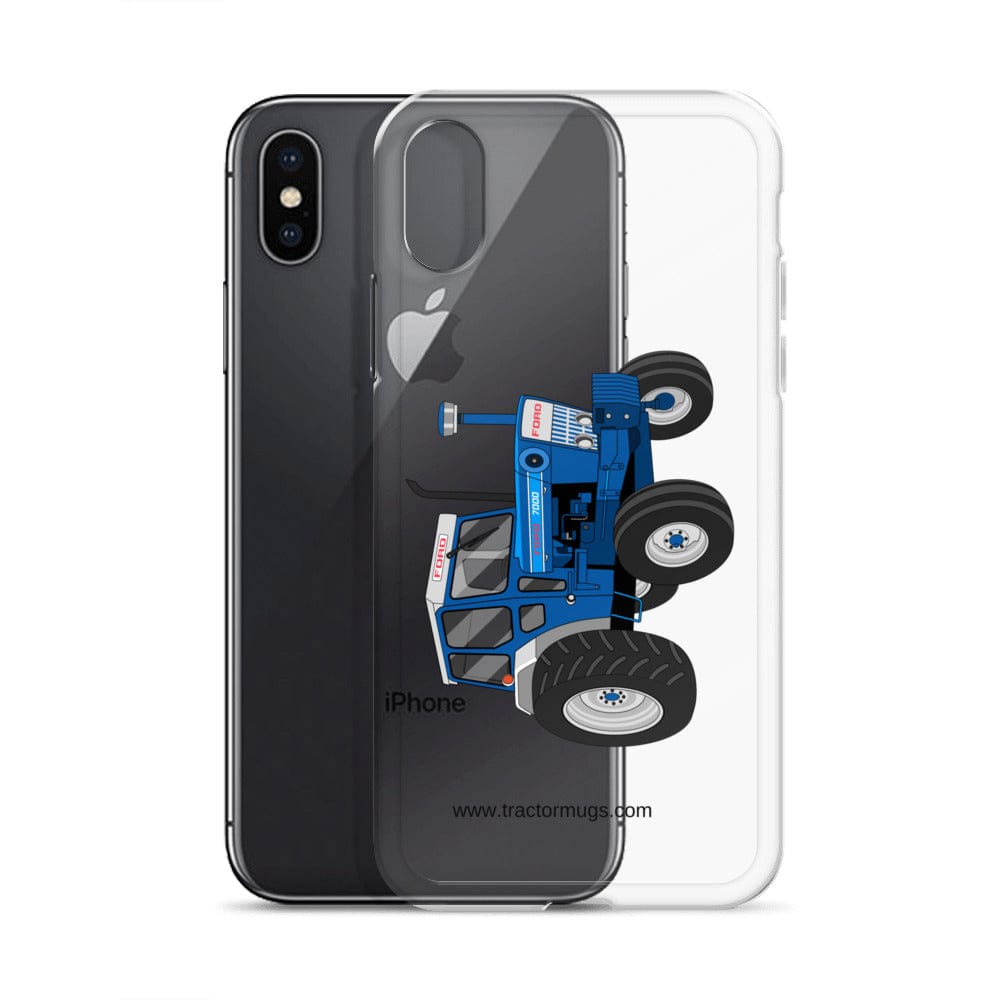 The Tractor Mugs Store Ford 7000 | Clear Case for iPhone® Quality Farmers Merch