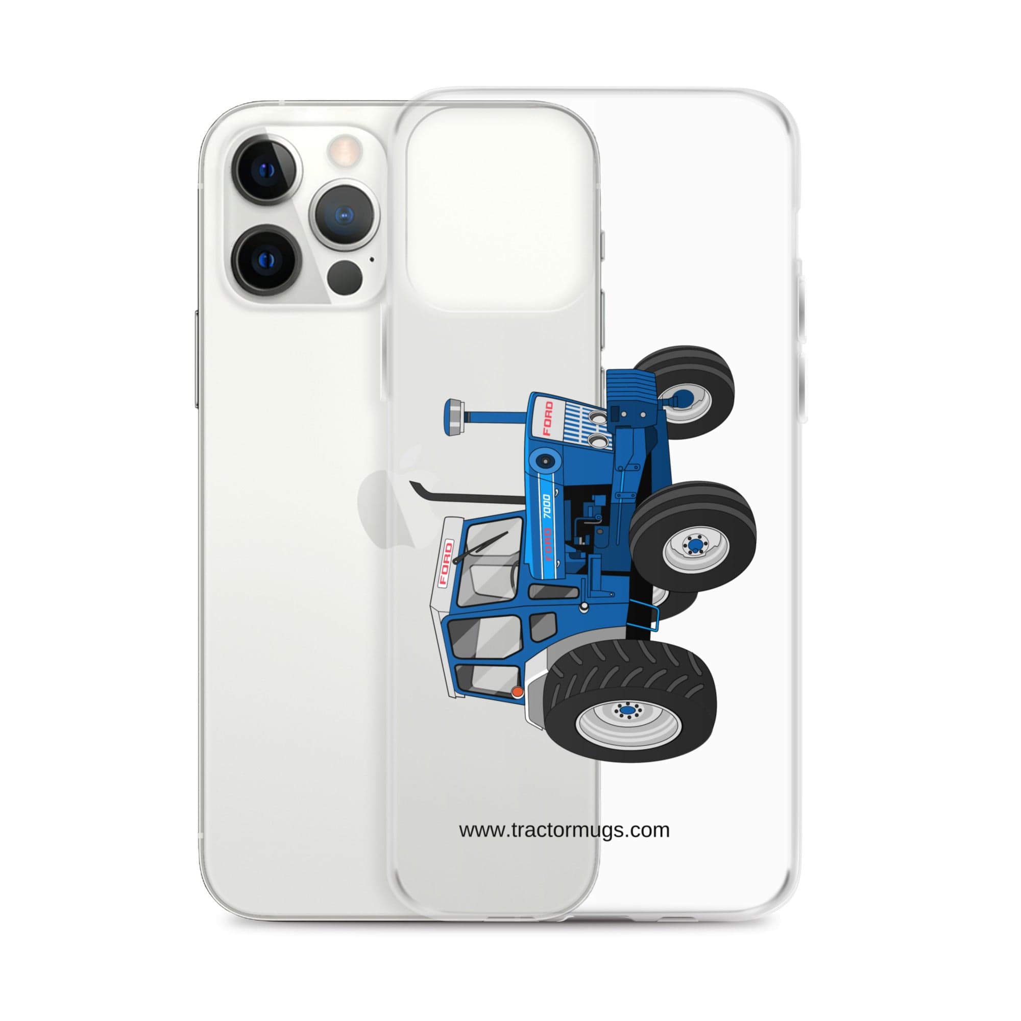The Tractor Mugs Store Ford 7000 | Clear Case for iPhone® Quality Farmers Merch