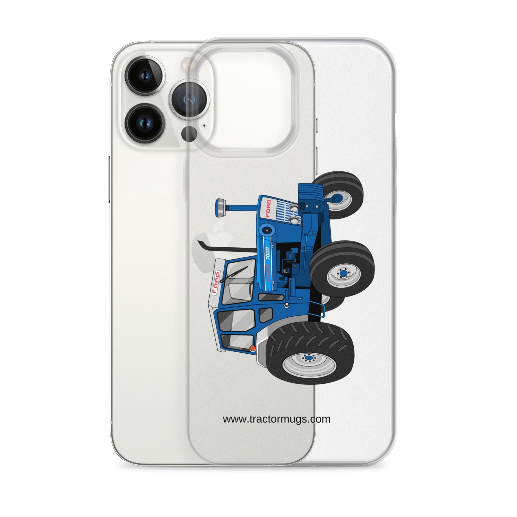 The Tractor Mugs Store Ford 7000 | Clear Case for iPhone® Quality Farmers Merch