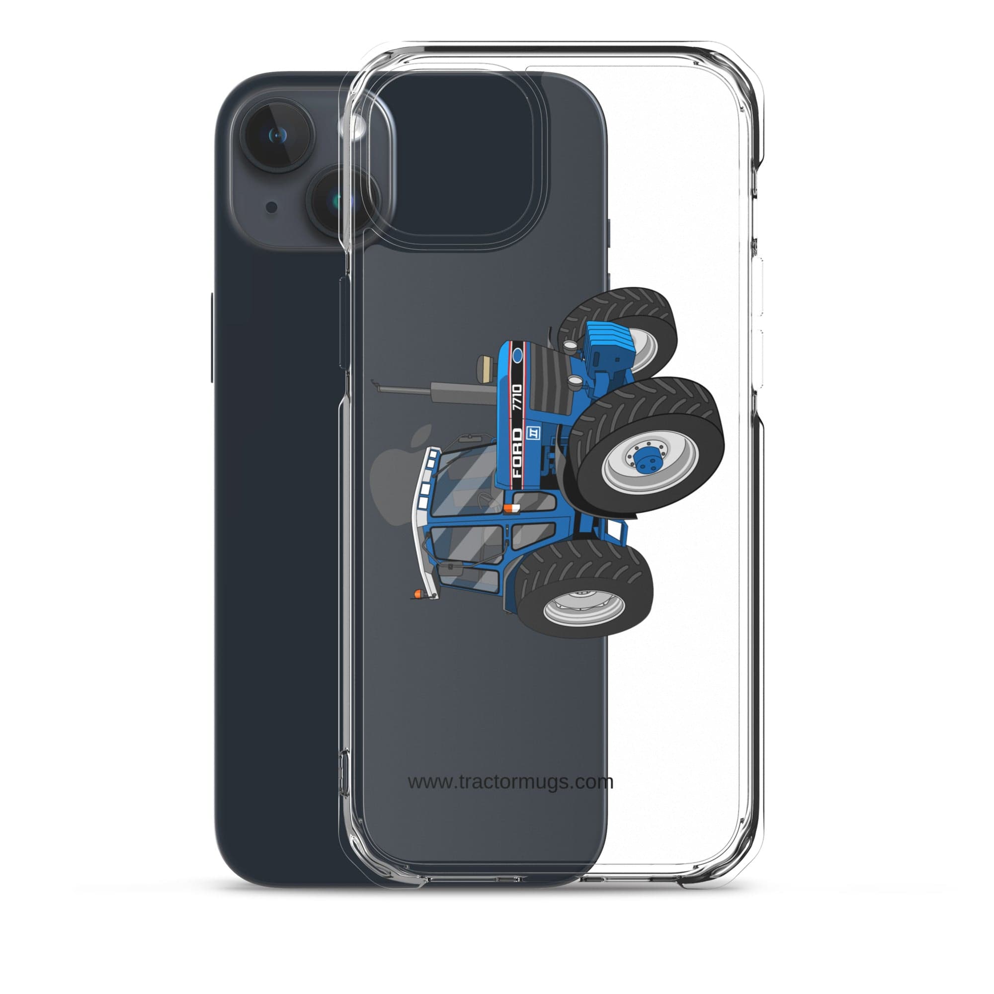 The Tractor Mugs Store Ford 7710 | Clear Case for iPhone® Quality Farmers Merch