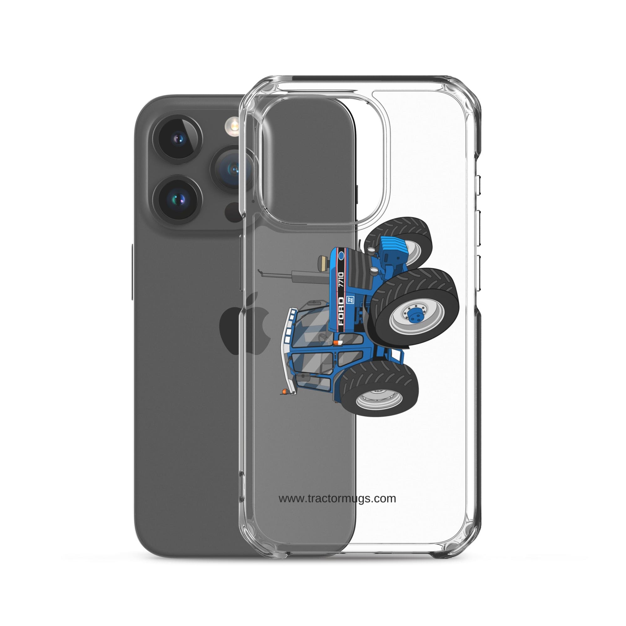 The Tractor Mugs Store Ford 7710 | Clear Case for iPhone® Quality Farmers Merch