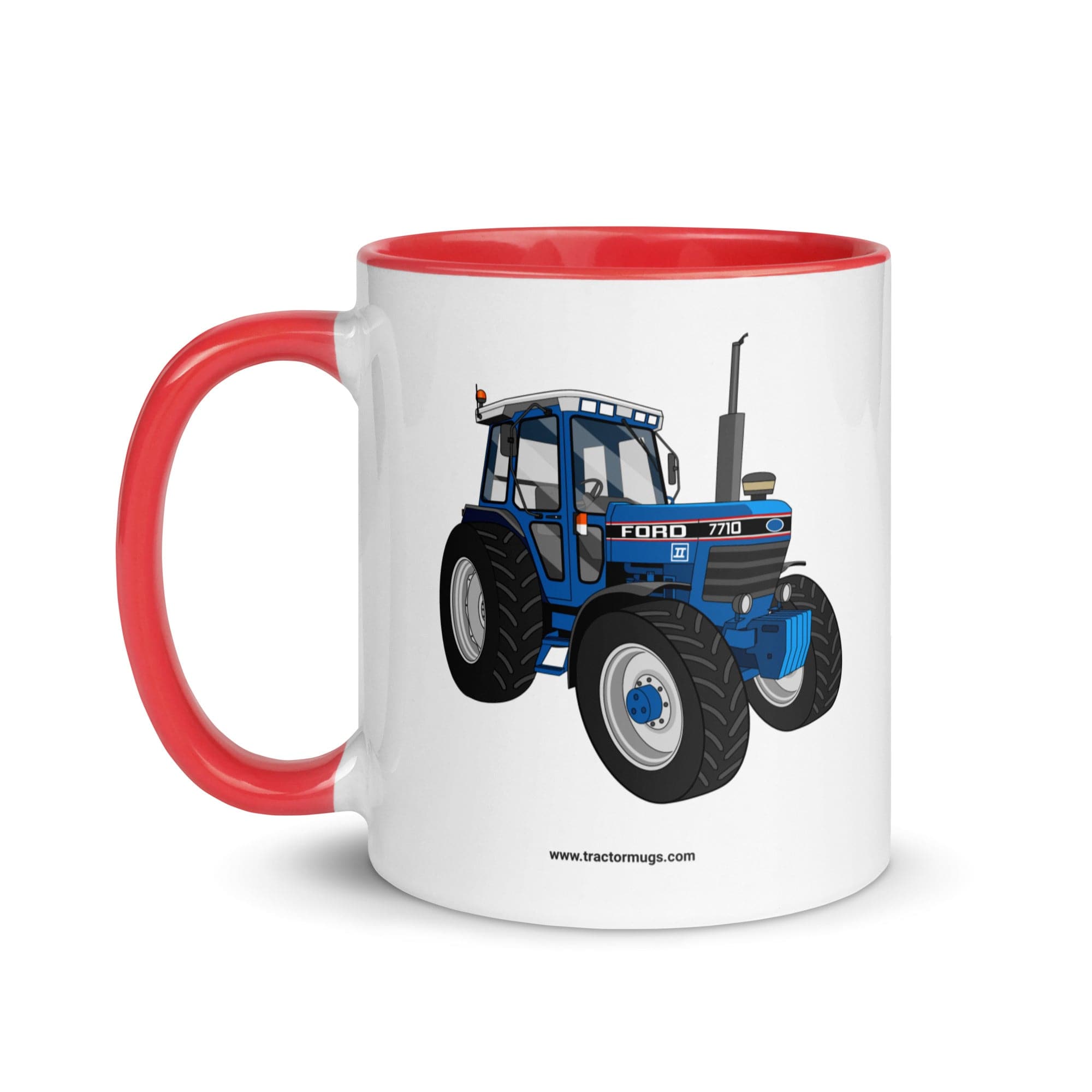 The Tractor Mugs Store Ford 7710 | Mug with Color Inside Quality Farmers Merch