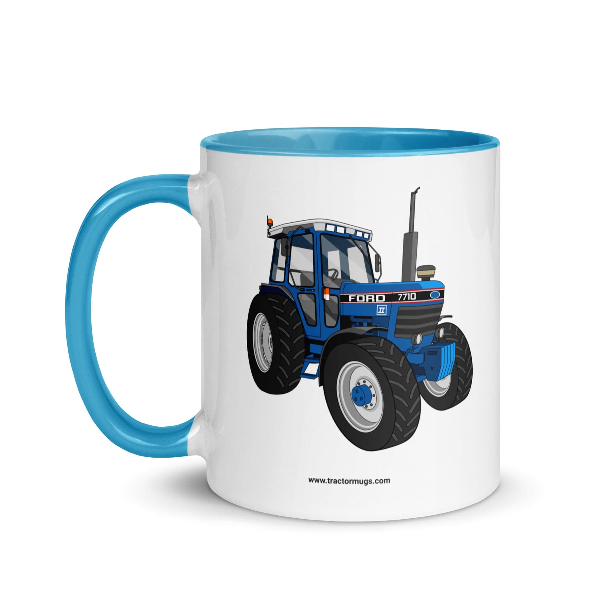 The Tractor Mugs Store Ford 7710 | Mug with Color Inside Quality Farmers Merch