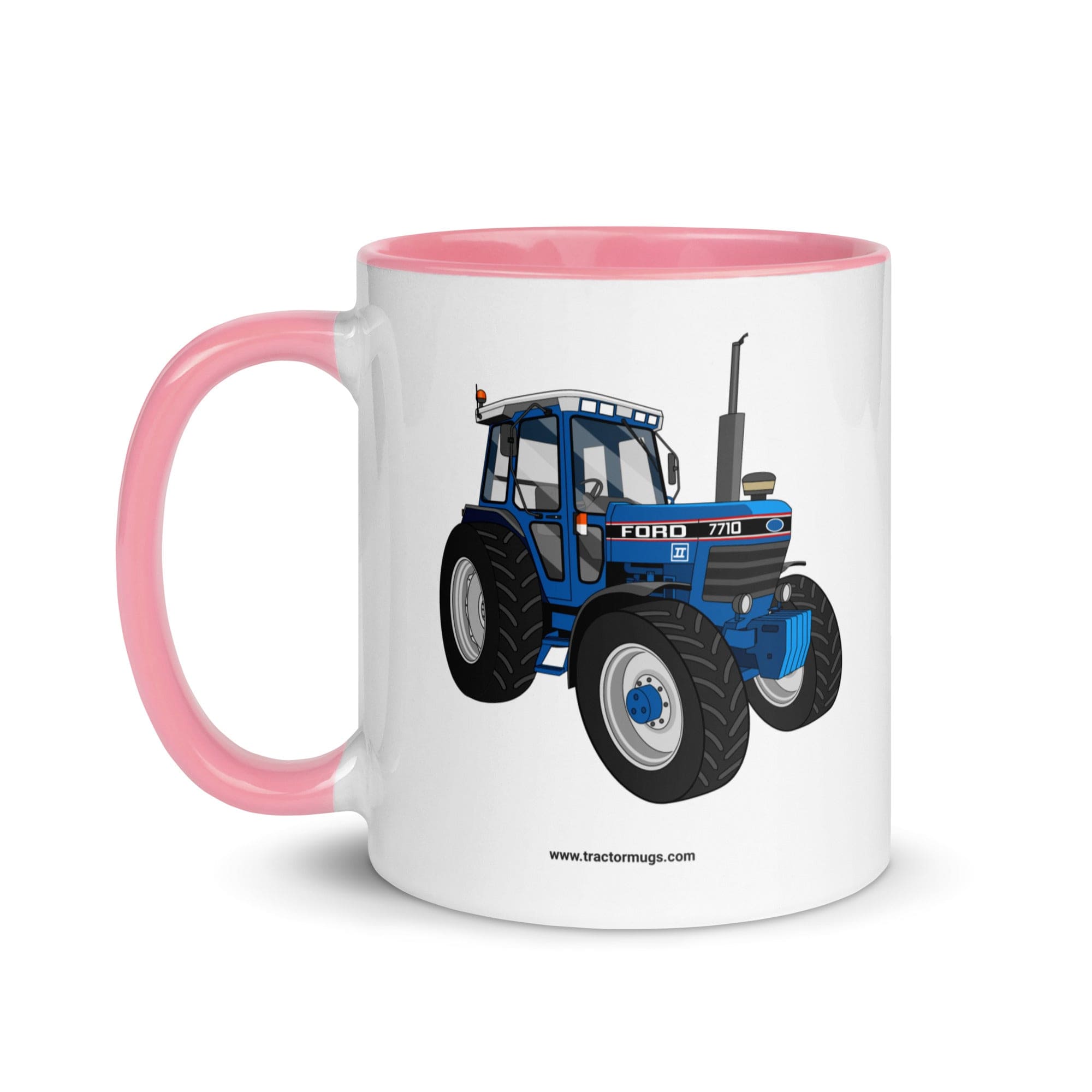 The Tractor Mugs Store Ford 7710 | Mug with Color Inside Quality Farmers Merch