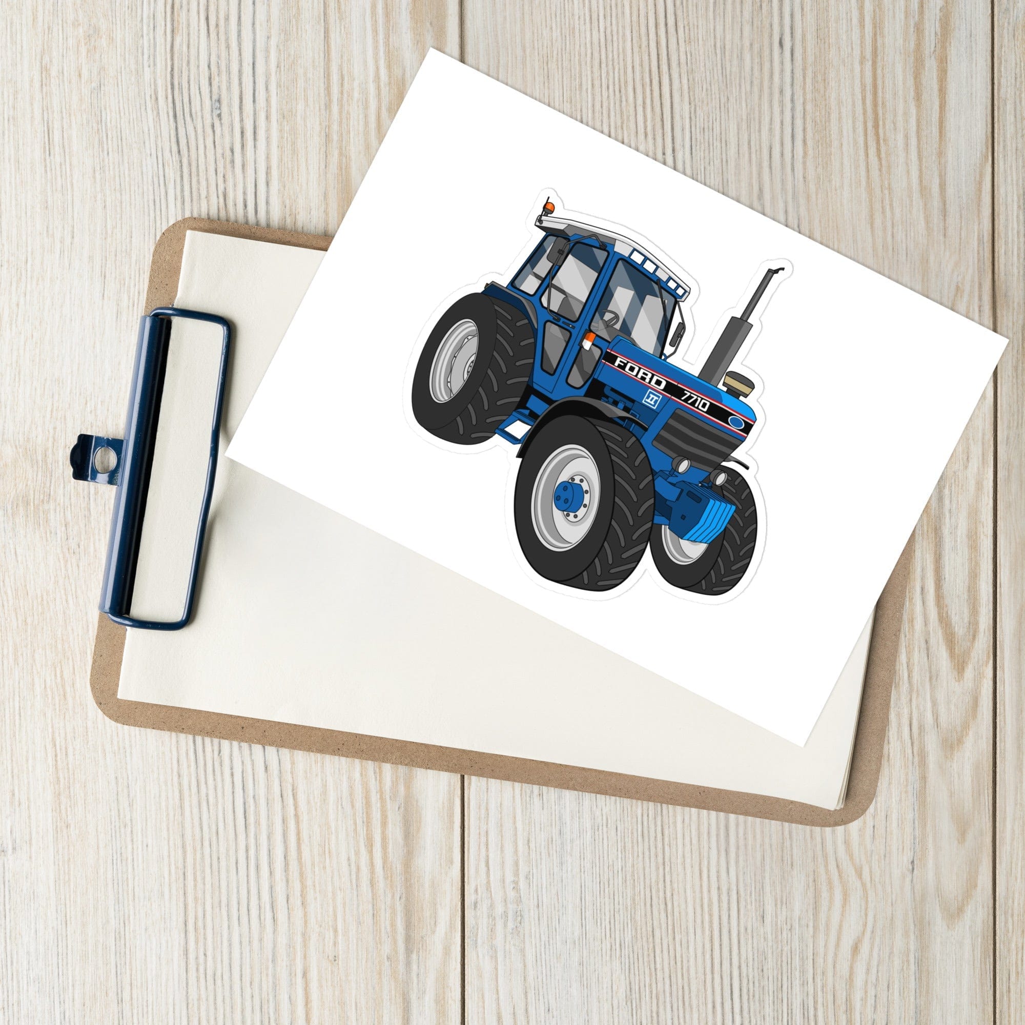 The Tractor Mugs Store Ford 7710 | Sticker sheet Quality Farmers Merch