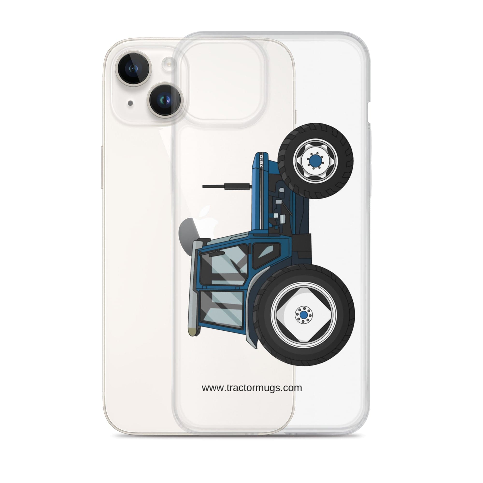 The Tractor Mugs Store Ford 7810 | Clear Case for iPhone® Quality Farmers Merch