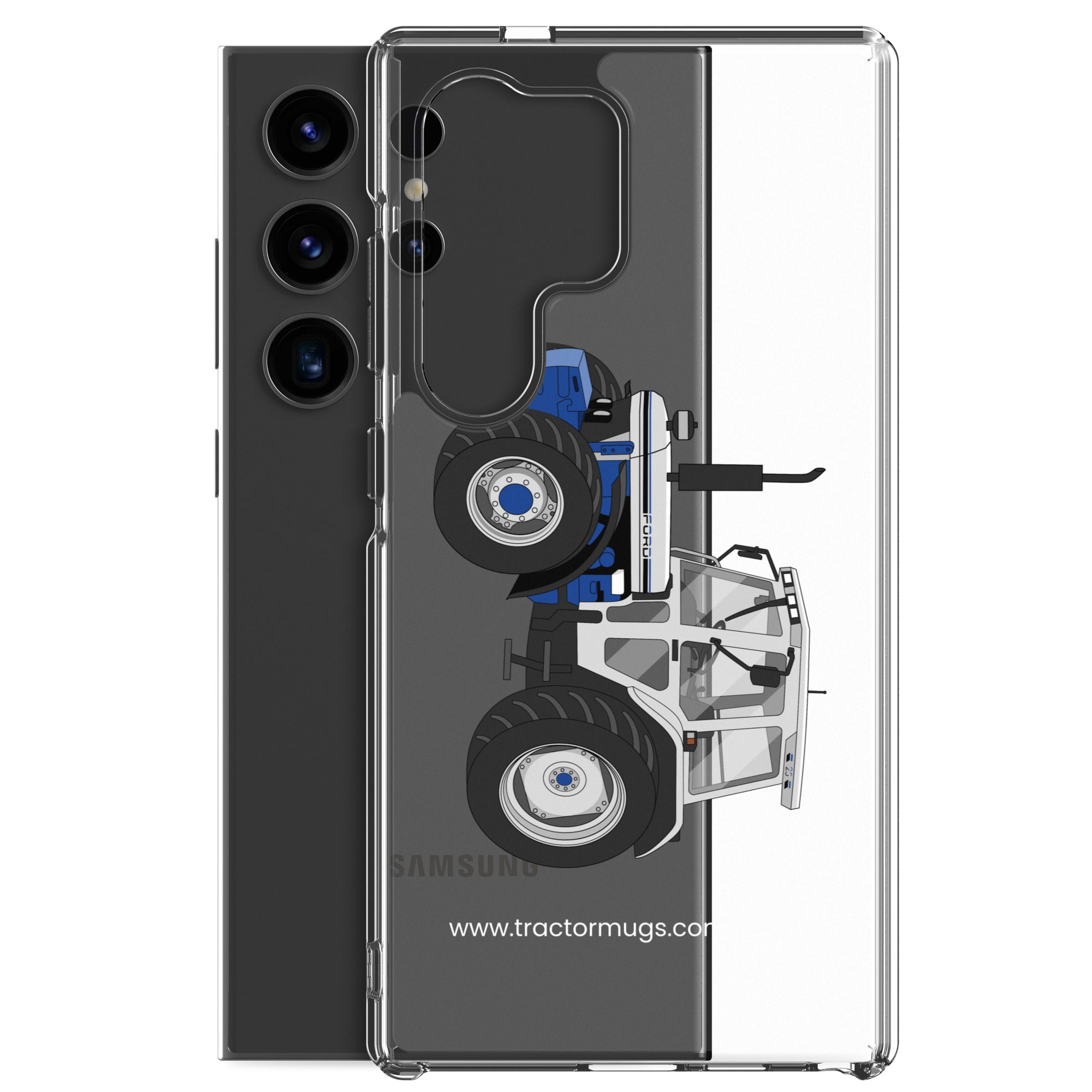 The Tractor Mugs Store Ford 7810 Jubilee Edition SilverTractor | Clear Case for Samsung® Quality Farmers Merch