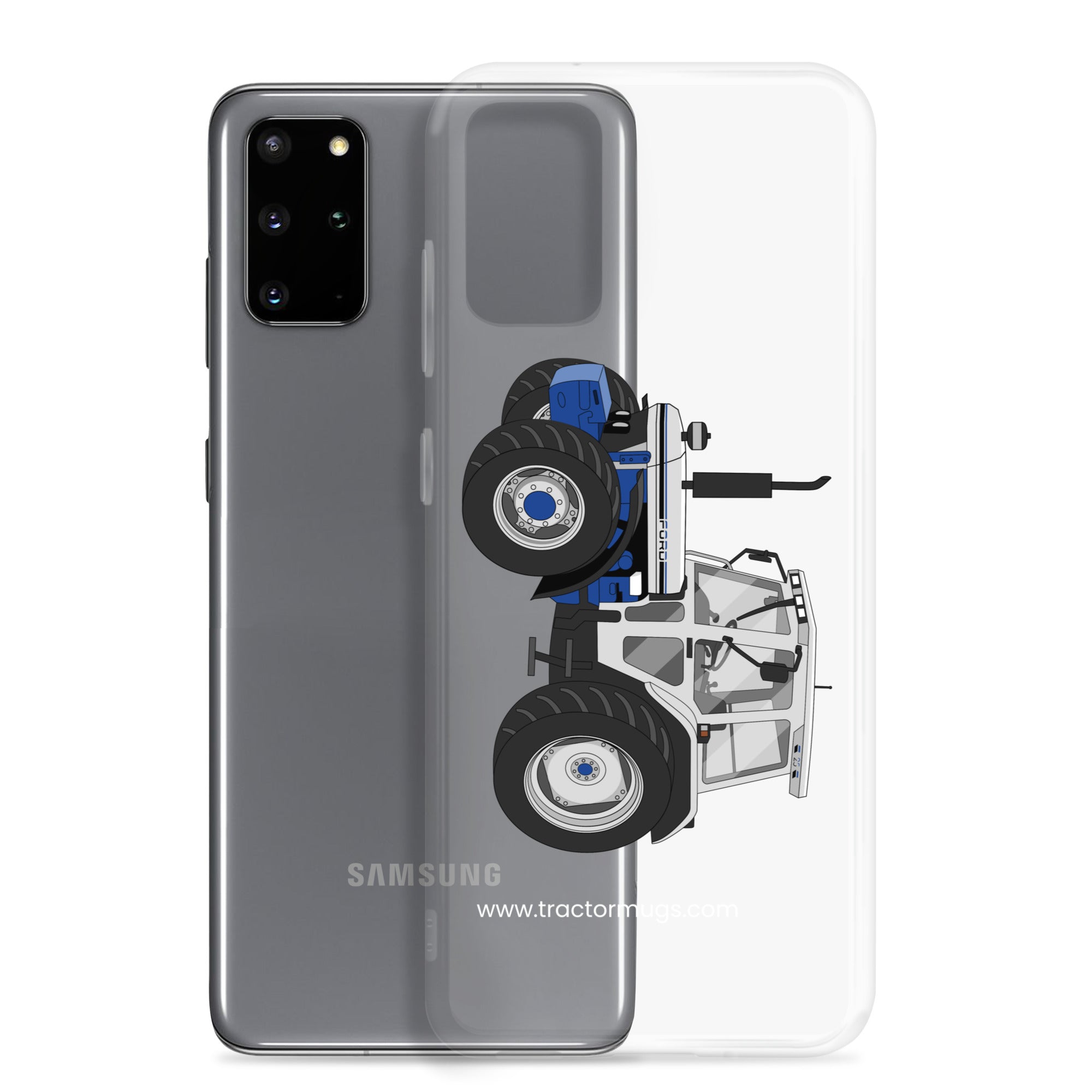 The Tractor Mugs Store Ford 7810 Jubilee Edition SilverTractor | Clear Case for Samsung® Quality Farmers Merch