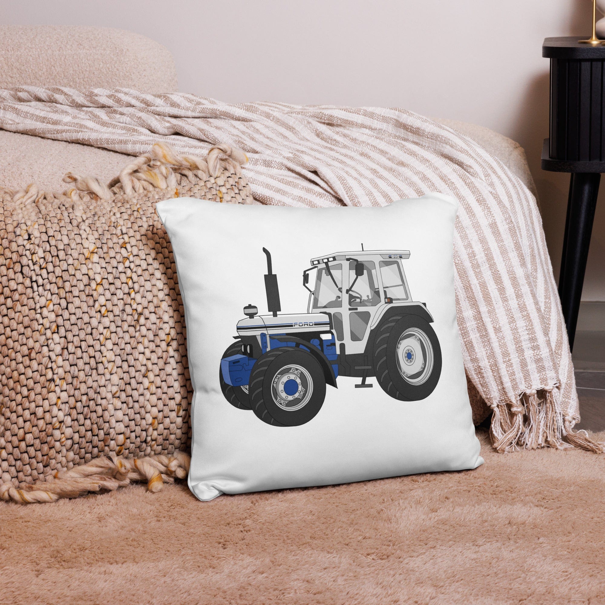 The Tractor Mugs Store Ford 7810 Jubilee Edition SilverTractor | Pillow Case Quality Farmers Merch