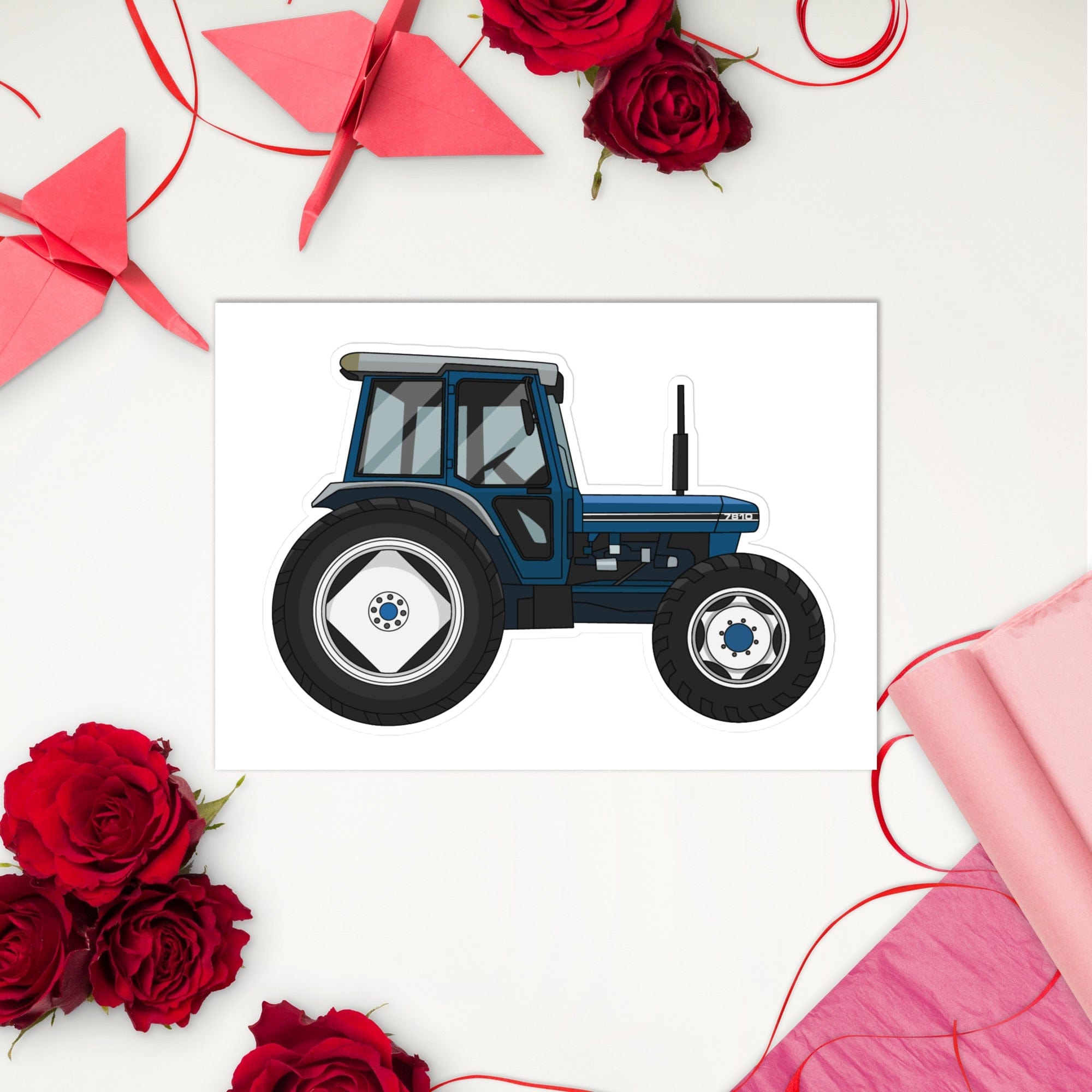 The Tractor Mugs Store Ford 7810 | Sticker sheet Quality Farmers Merch