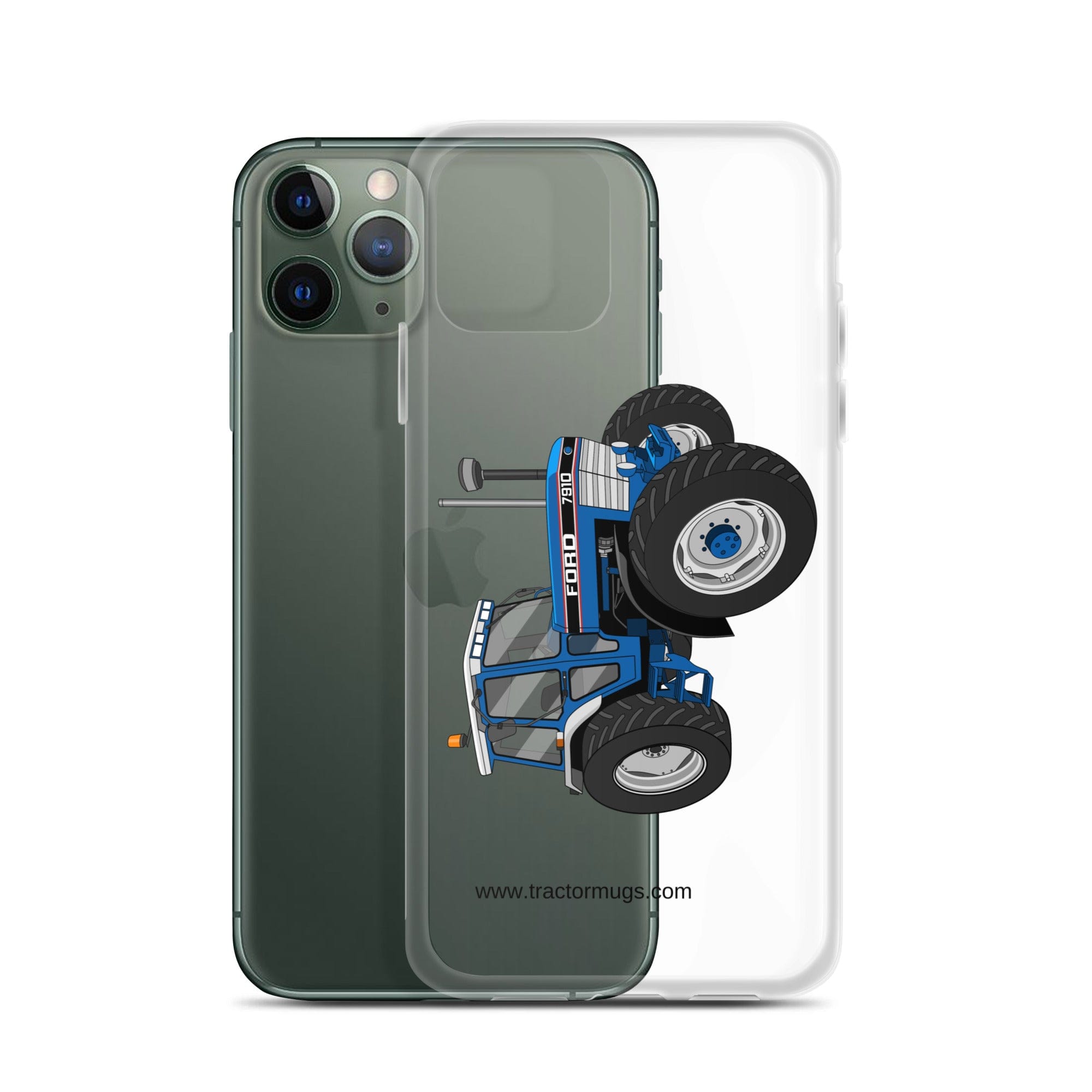 The Tractor Mugs Store Ford 7910 | Clear Case for iPhone® Quality Farmers Merch