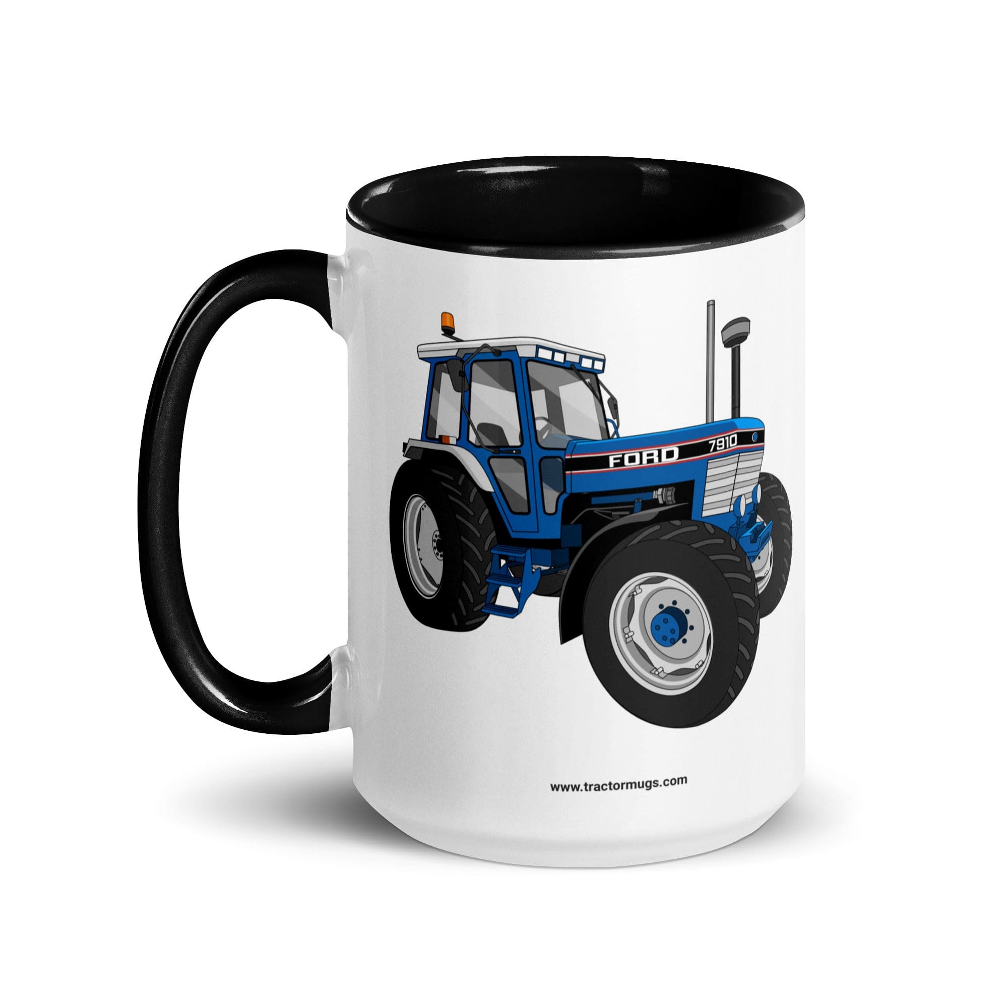 The Tractor Mugs Store Ford 7910 | Mug with Color Inside Quality Farmers Merch