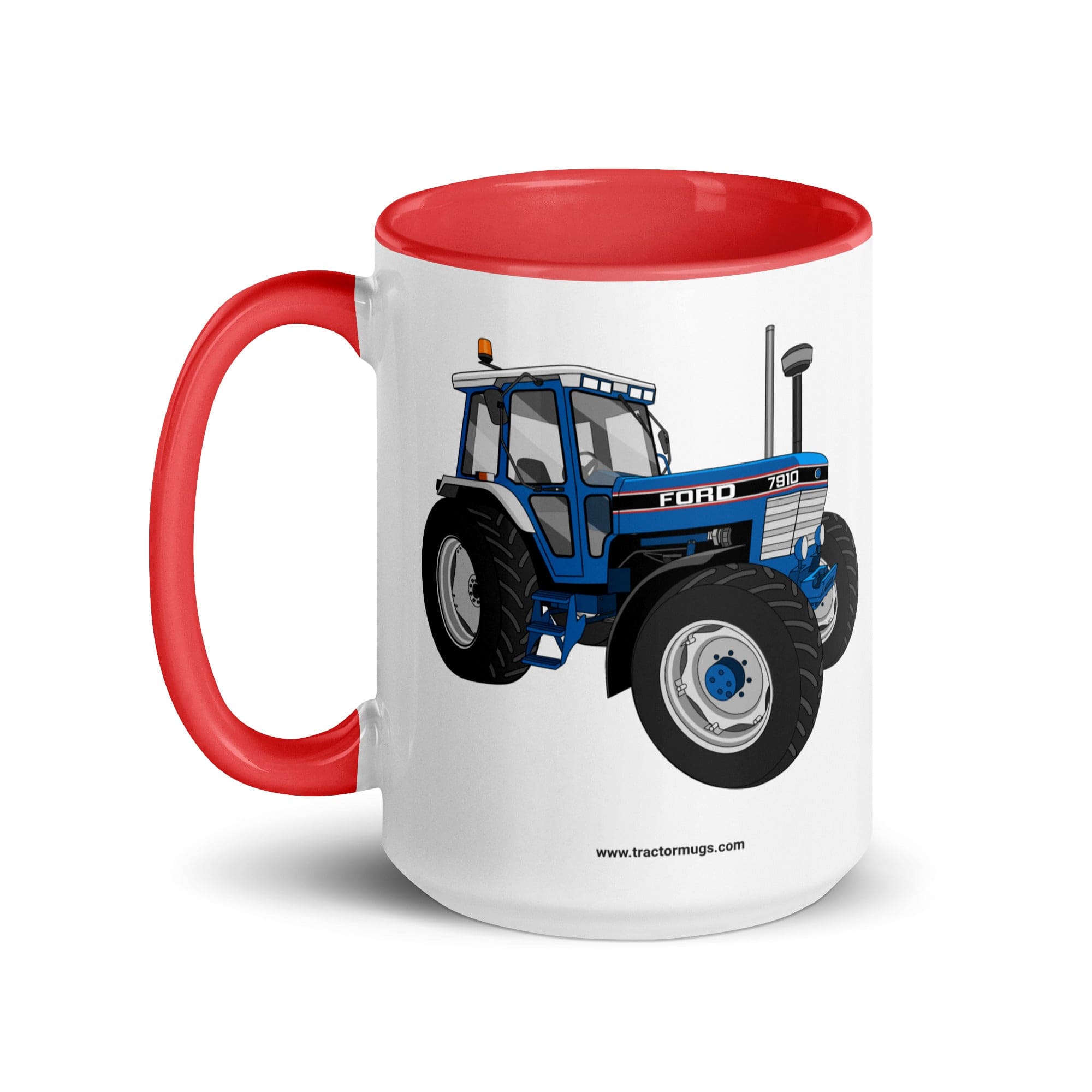 The Tractor Mugs Store Ford 7910 | Mug with Color Inside Quality Farmers Merch