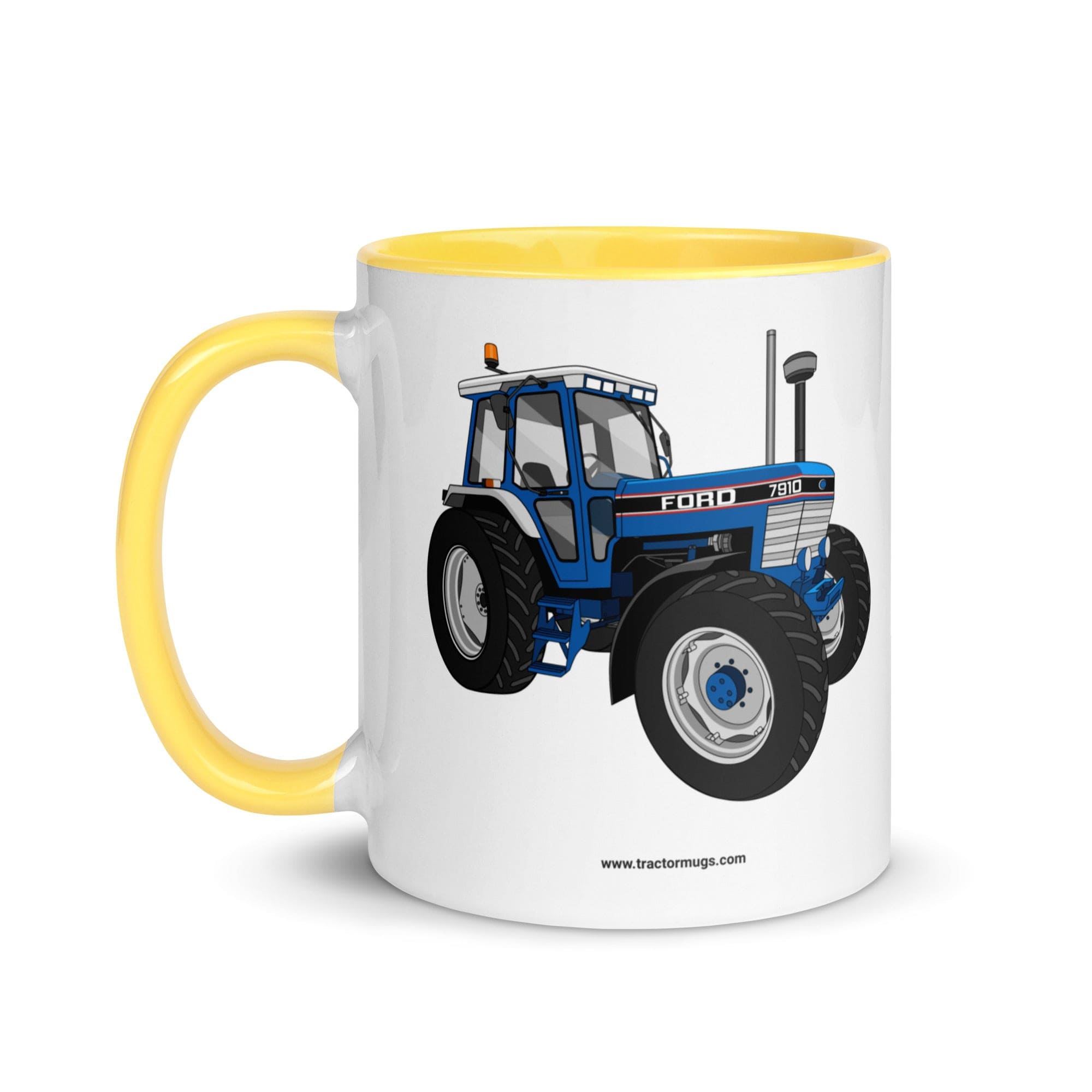 The Tractor Mugs Store Ford 7910 | Mug with Color Inside Quality Farmers Merch