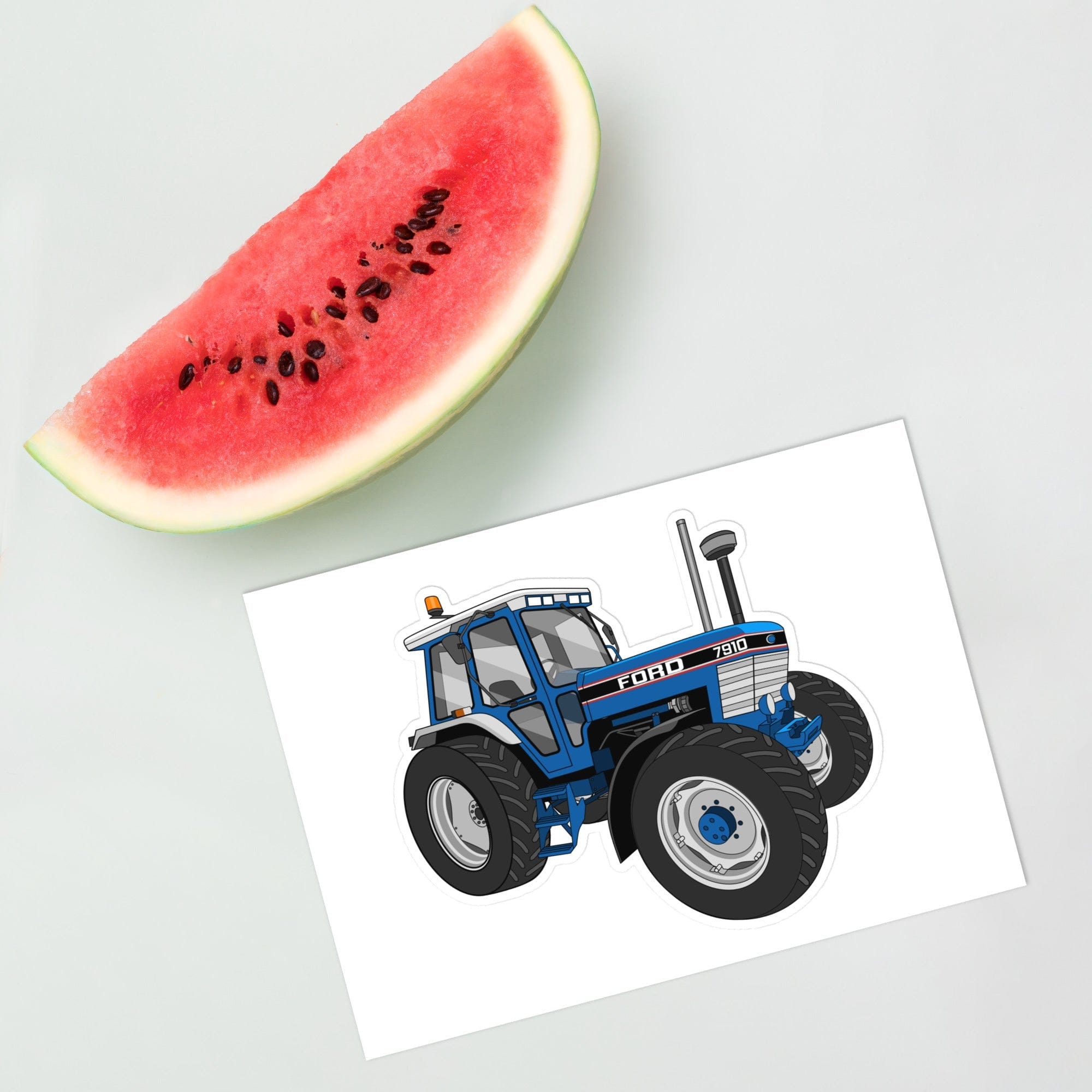 The Tractor Mugs Store Ford 7910 | Sticker sheet Quality Farmers Merch