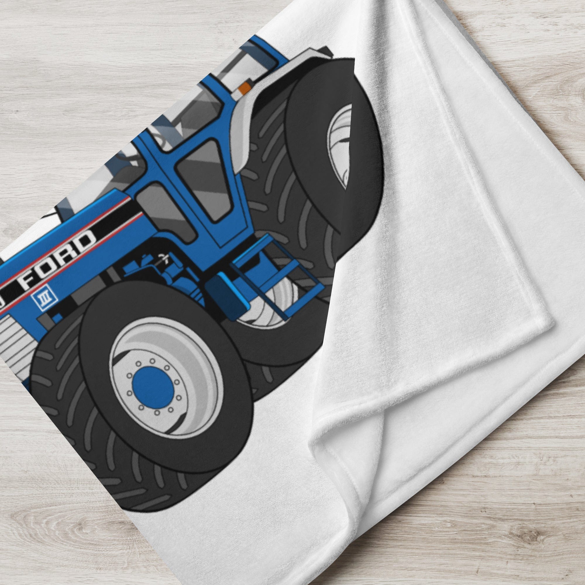 The Tractor Mugs Store Ford 8210 4WD |Throw Blanket Quality Farmers Merch