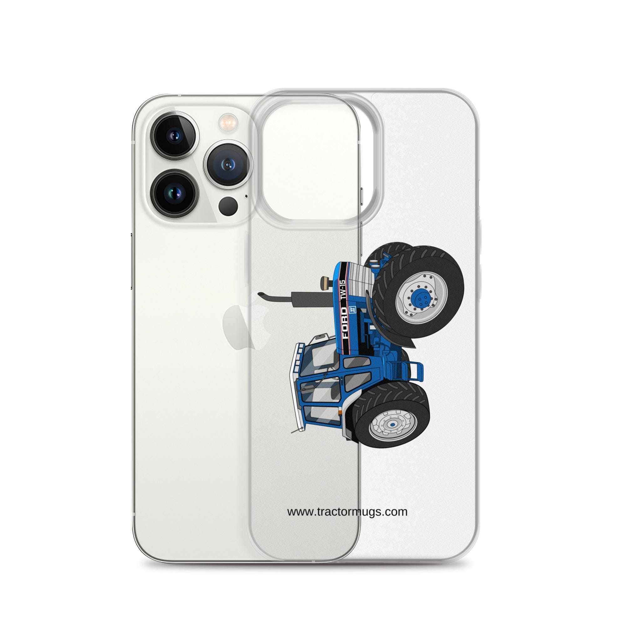 The Tractor Mugs Store Ford TW 15 | Clear Case for iPhone® Quality Farmers Merch