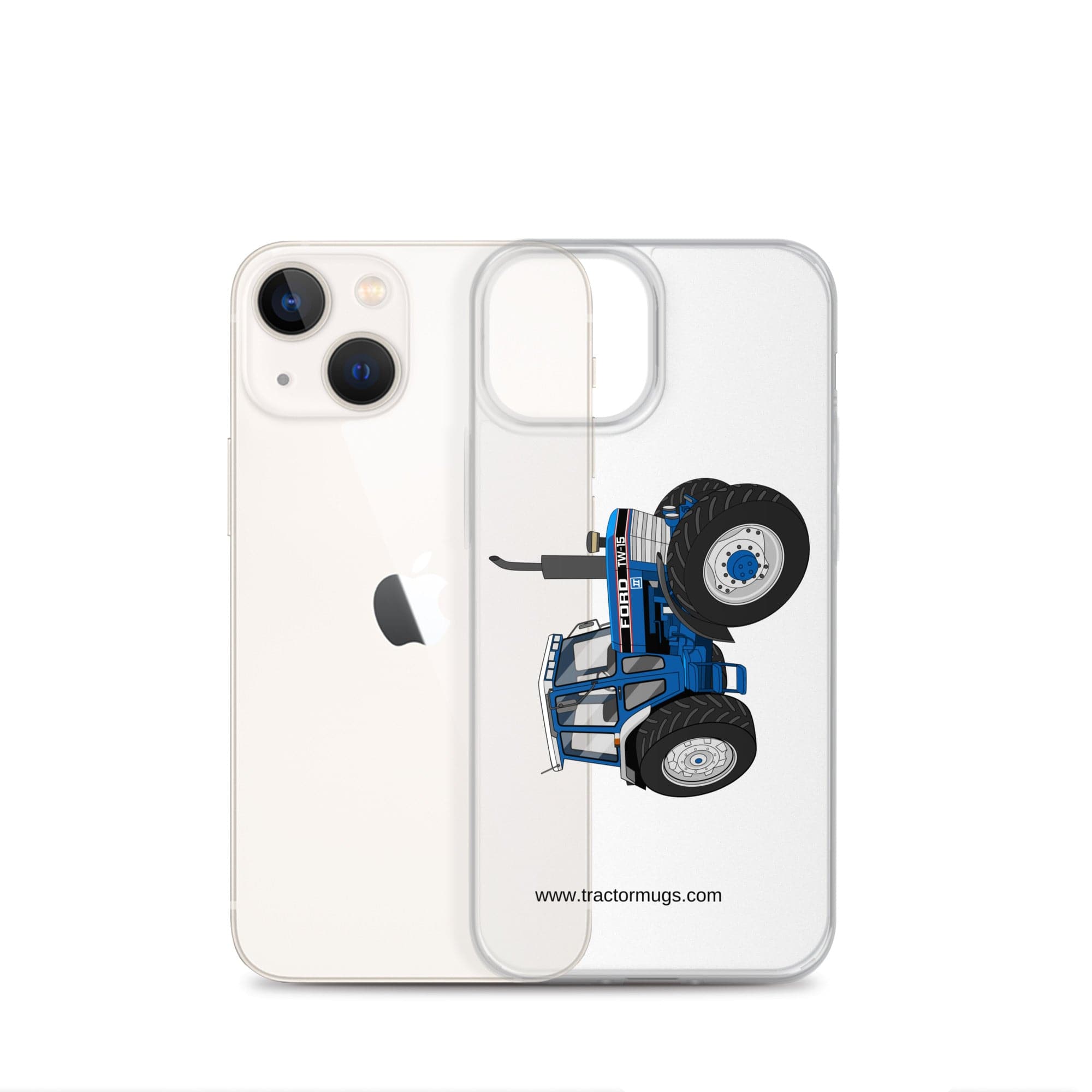 The Tractor Mugs Store Ford TW 15 | Clear Case for iPhone® Quality Farmers Merch
