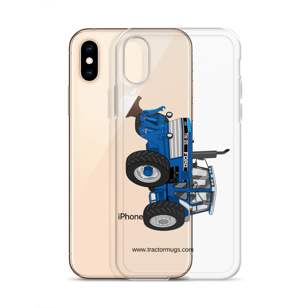 The Tractor Mugs Store Ford TW 25 | Clear Case for iPhone® Quality Farmers Merch