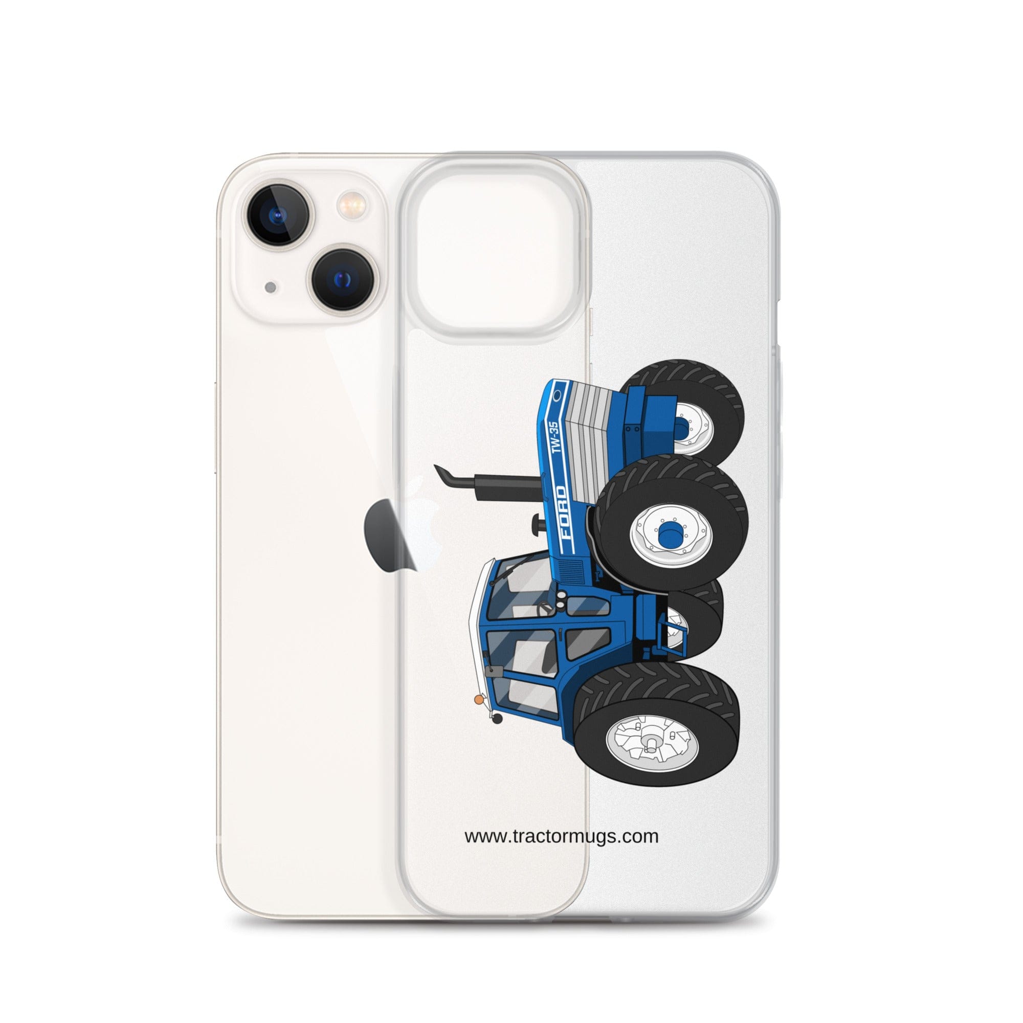 The Tractor Mugs Store Ford TW 35 | Clear Case for iPhone® Quality Farmers Merch