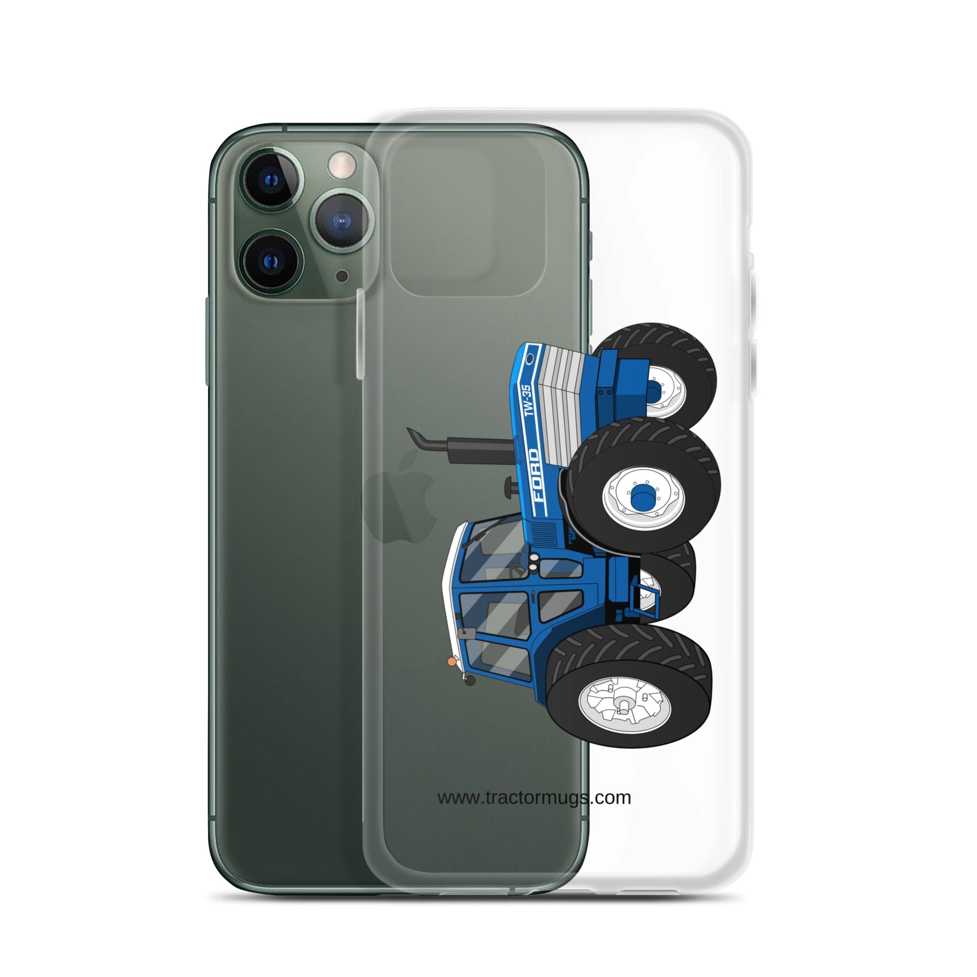 The Tractor Mugs Store Ford TW 35 | Clear Case for iPhone® Quality Farmers Merch