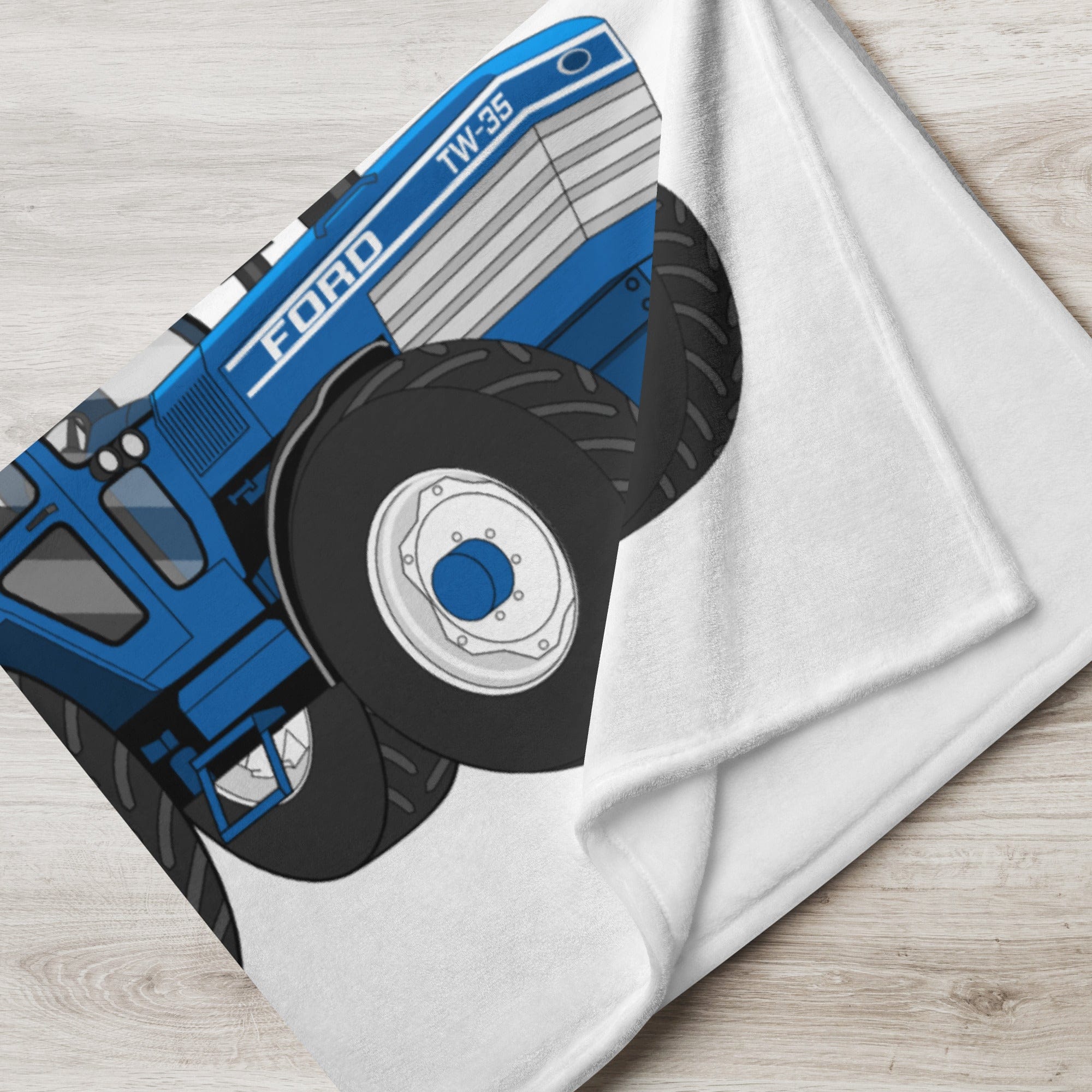 The Tractor Mugs Store Ford TW 35 | Throw Blanket Quality Farmers Merch