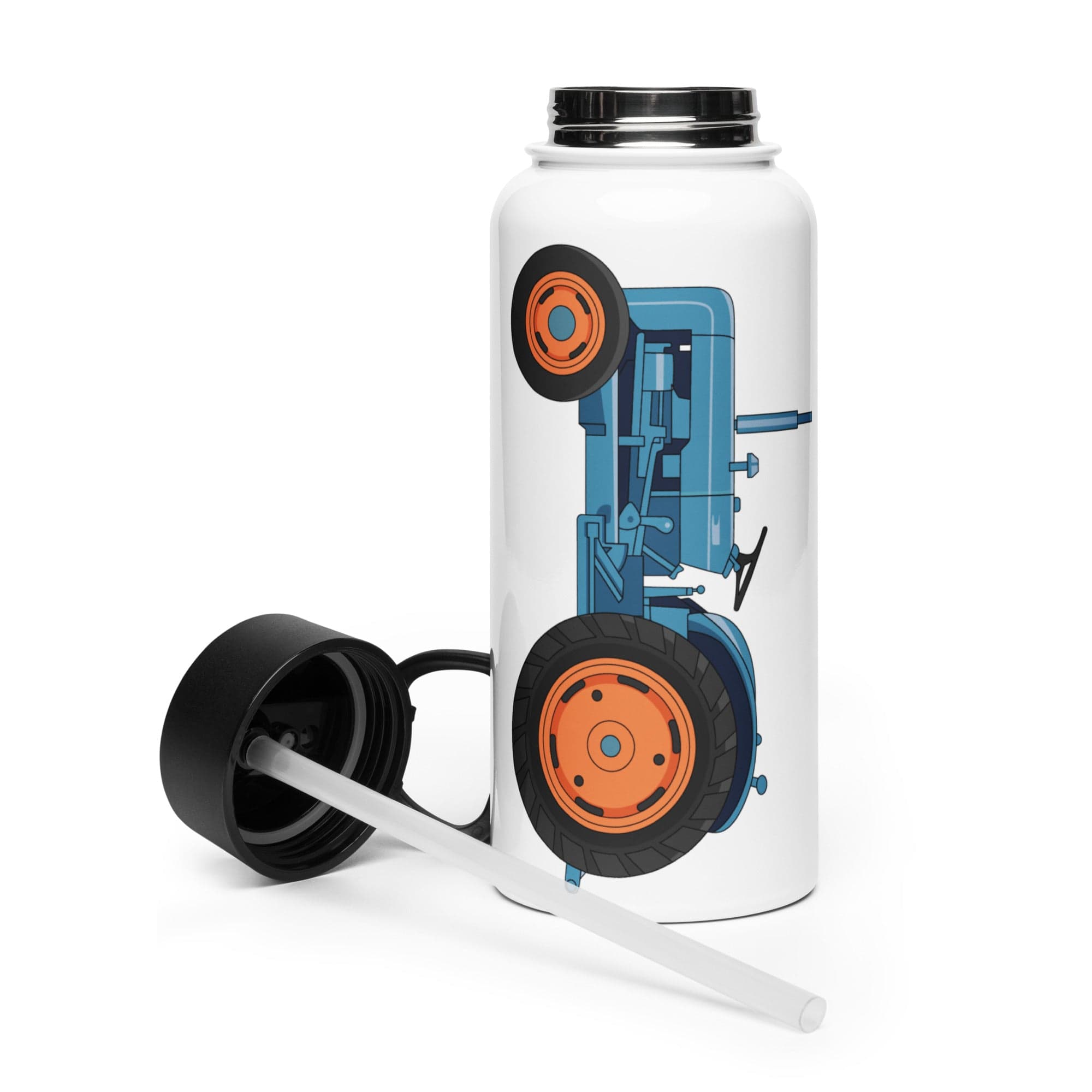 The Tractor Mugs Store Fordson Dexta (1958) | Stainless Steel Water Bottle Quality Farmers Merch