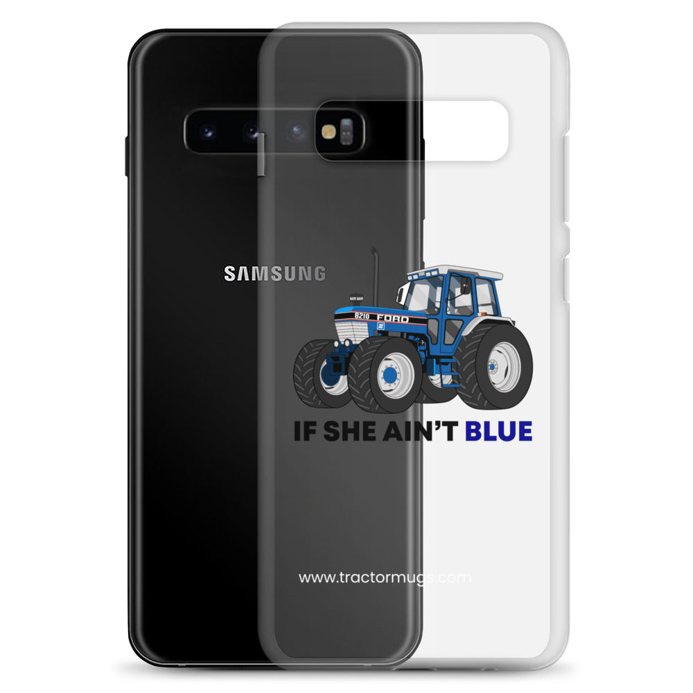 The Tractor Mugs Store If She Ain't Blue | Clear Case for Samsung® Quality Farmers Merch