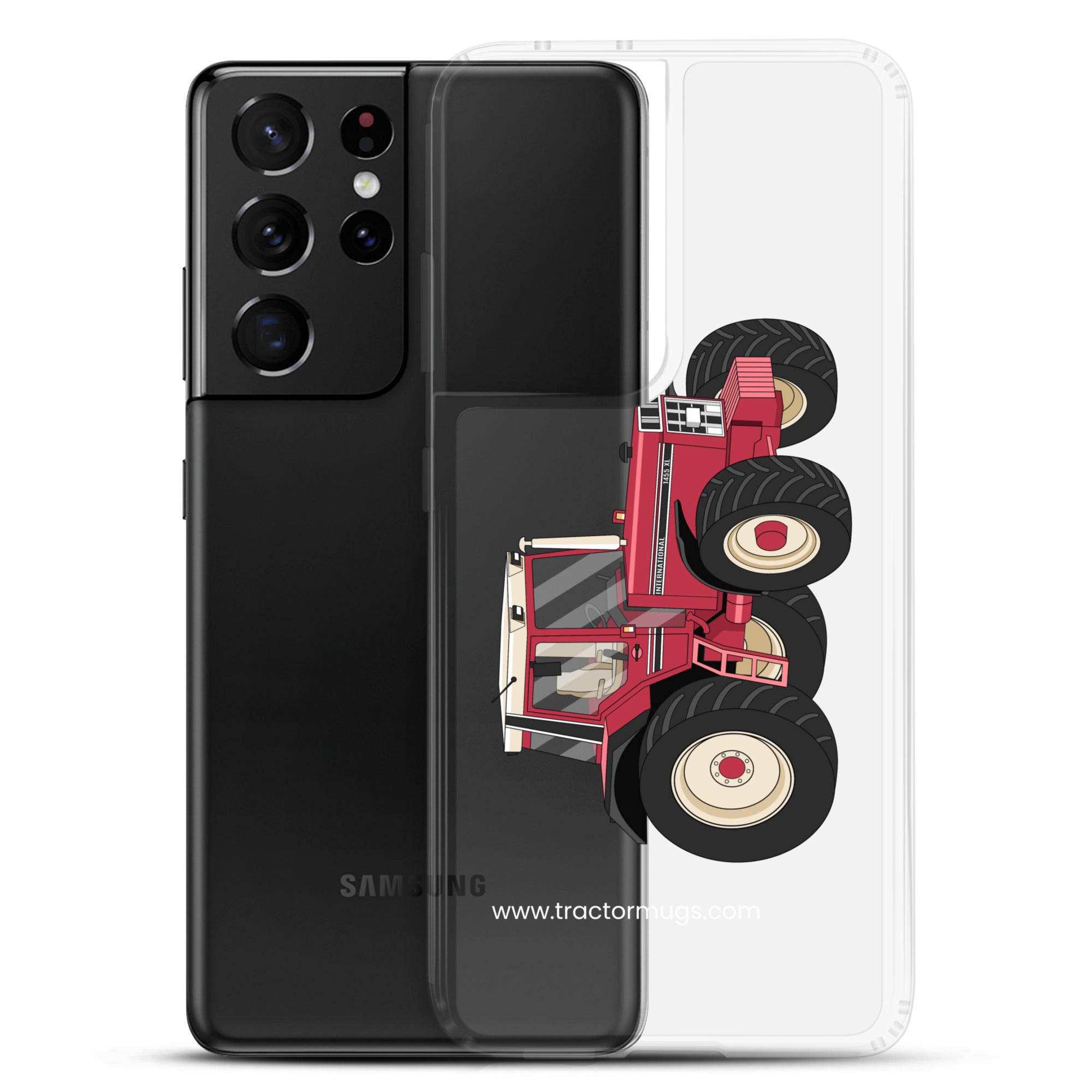 The Tractor Mugs Store IHC 1455 XL | Clear Case for Samsung® Quality Farmers Merch