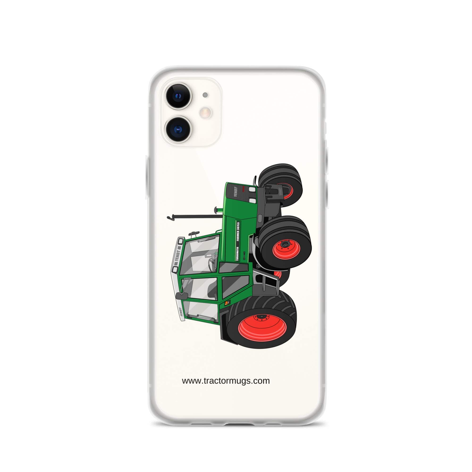 The Tractor Mugs Store iPhone 11 Fendt Farmer TURBOMATIK 307 LSA | Clear Case for iPhone® Quality Farmers Merch