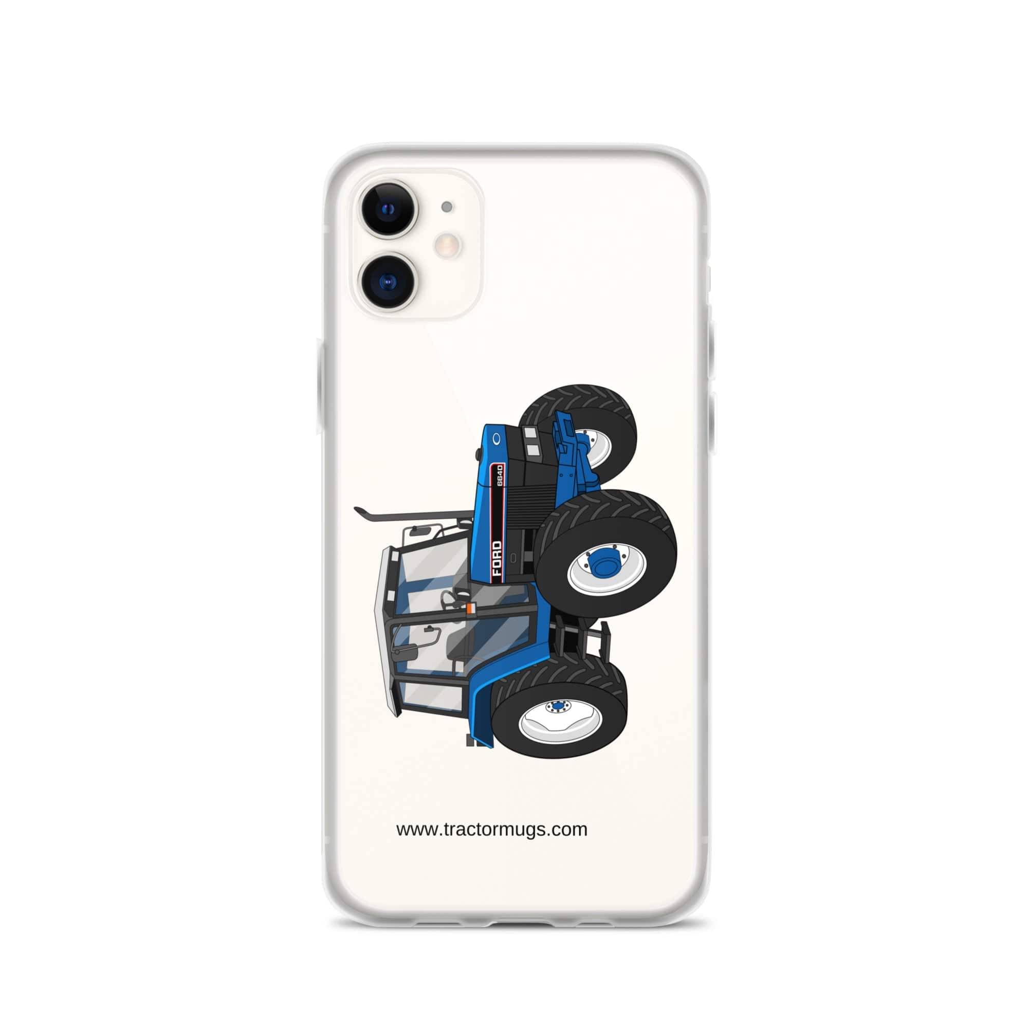 The Tractor Mugs Store iPhone 11 Ford 6640 SE 4WD | Clear Case for iPhone® Quality Farmers Merch