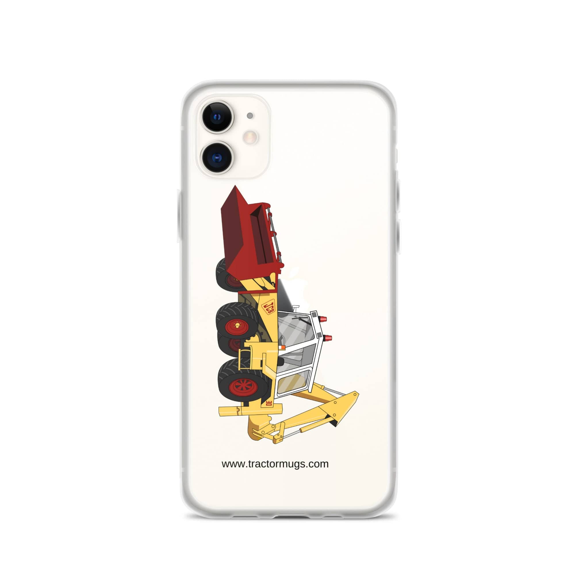 The Tractor Mugs Store iPhone 11 JCB 3D (1975) | Clear Case for iPhone® Quality Farmers Merch