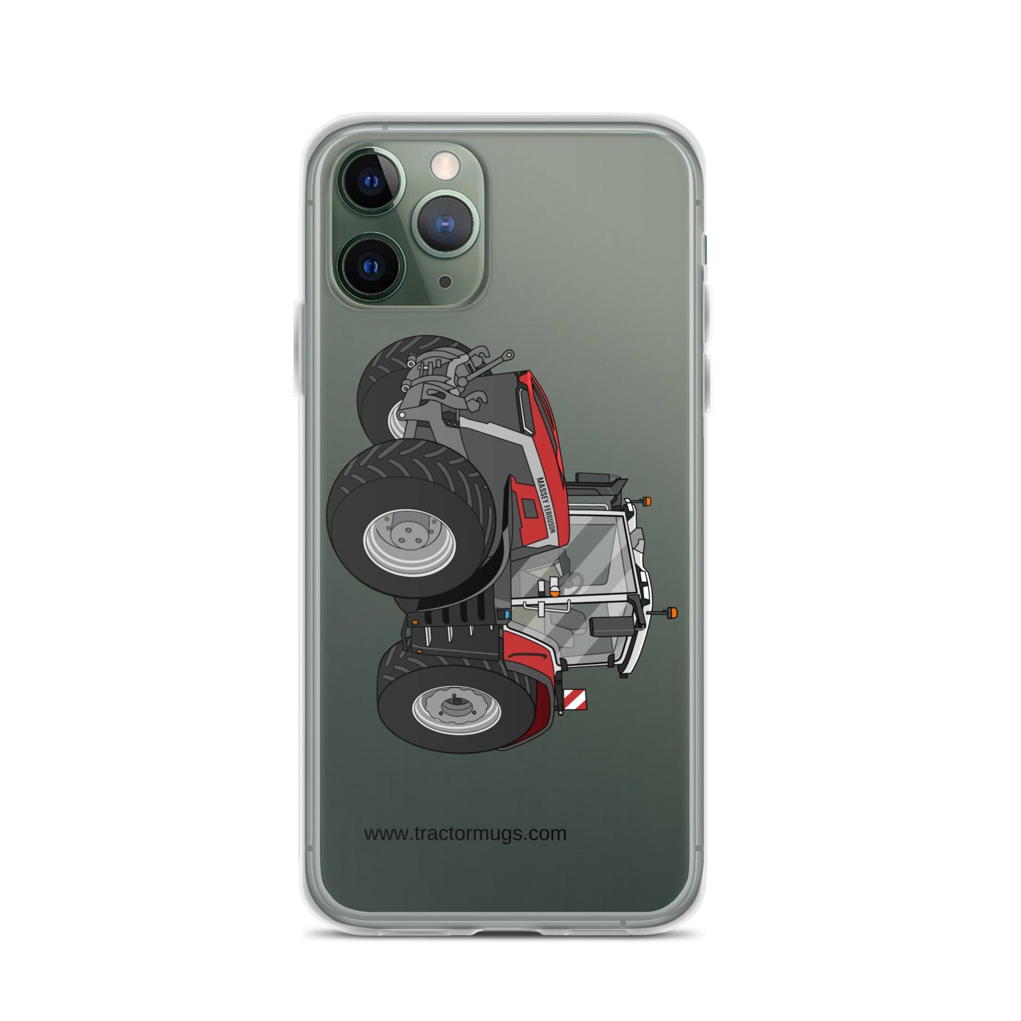 The Tractor Mugs Store iPhone 11 Pro Massey Ferguson 9X | Clear Case for iPhone® Quality Farmers Merch