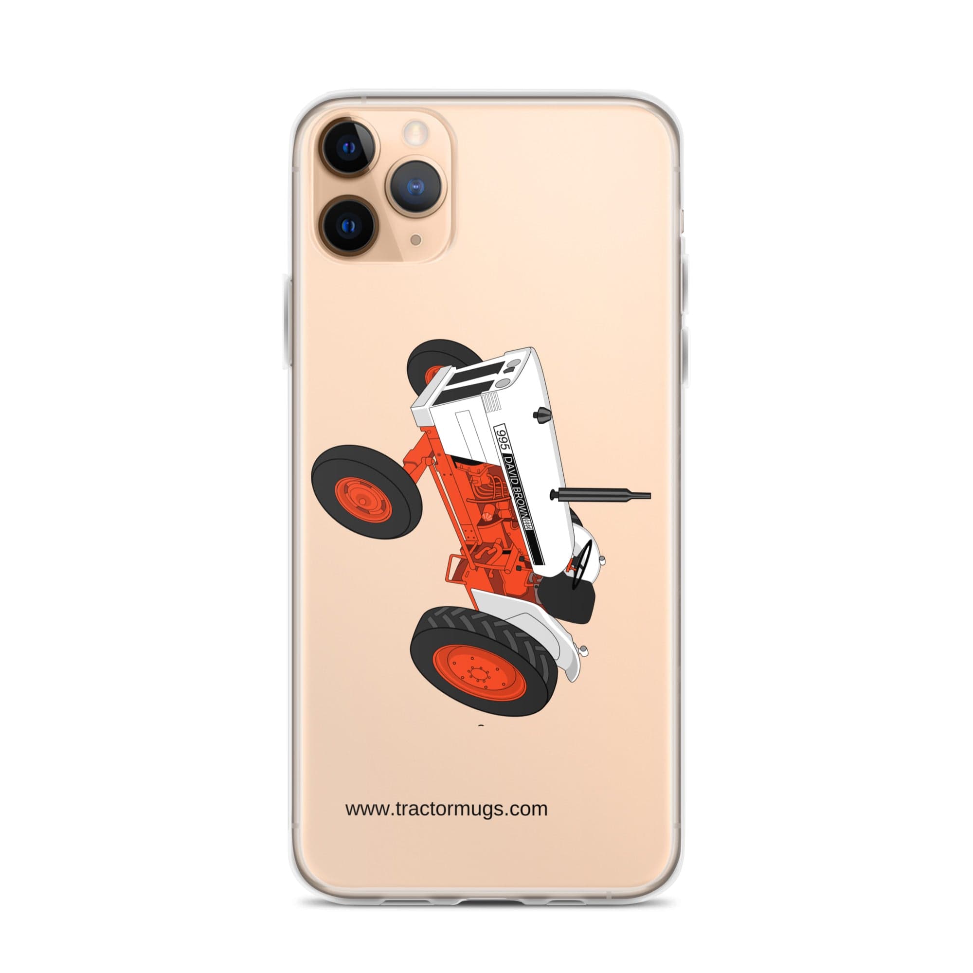 The Tractor Mugs Store iPhone 11 Pro Max Case David Brown 995 (1973) | Clear Case for iPhone® Quality Farmers Merch