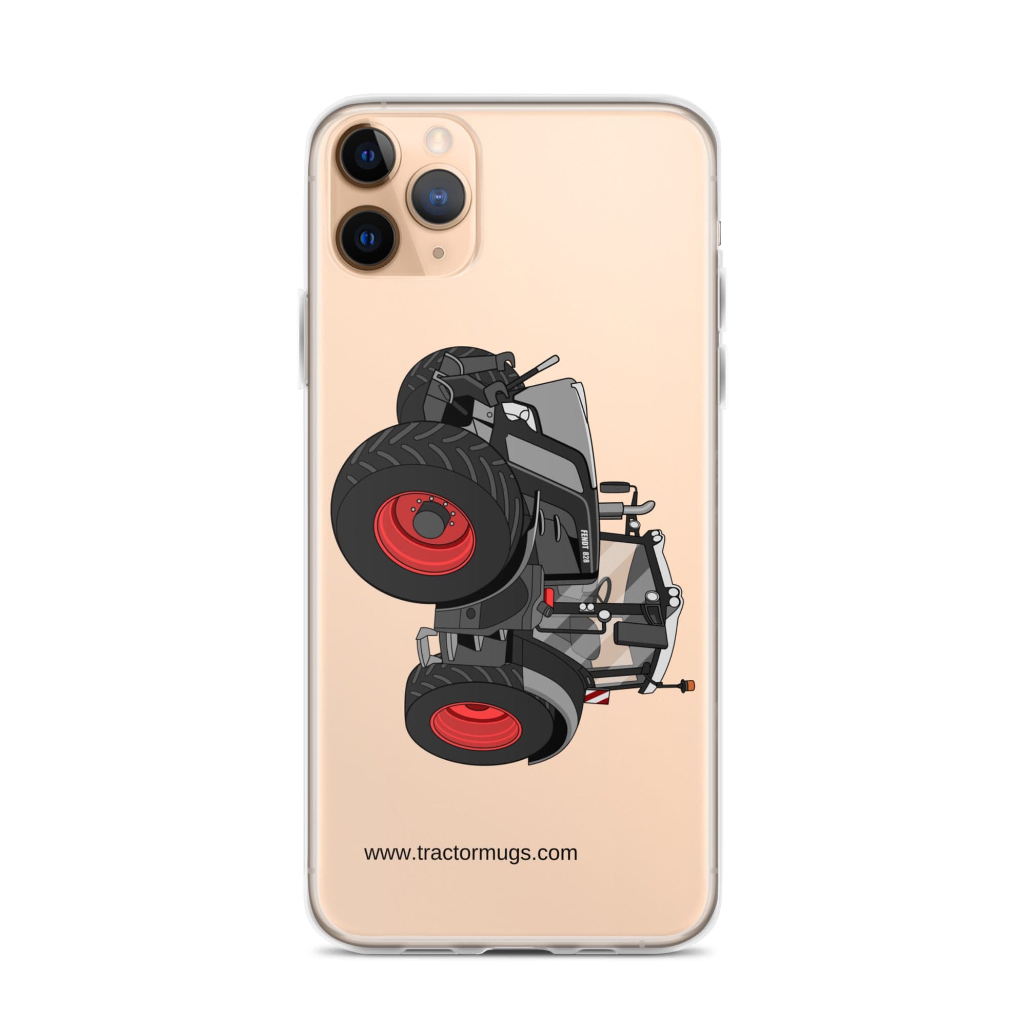 The Tractor Mugs Store iPhone 11 Pro Max Fendt 828 Profi Black Beauty | Clear Case for iPhone® Quality Farmers Merch