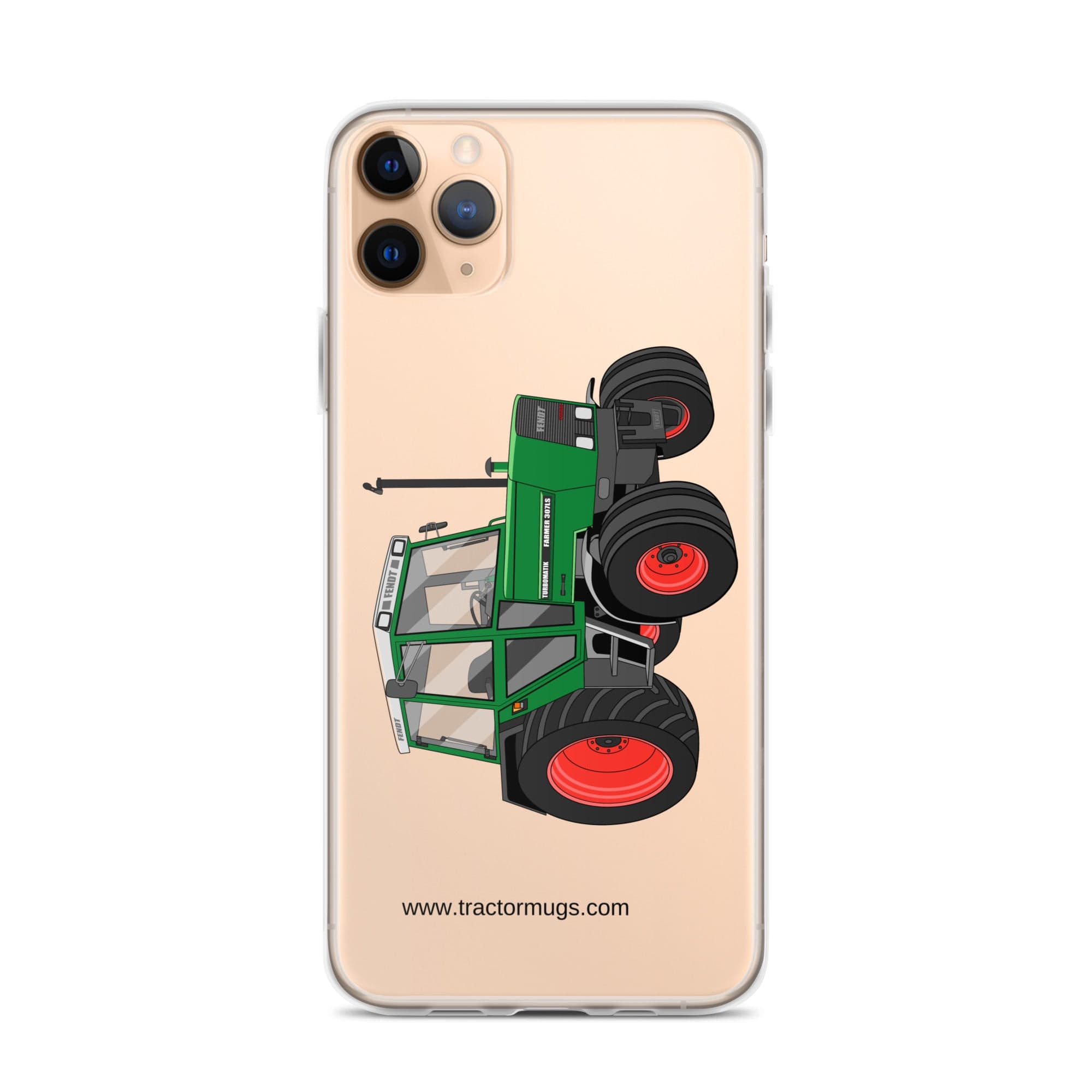 The Tractor Mugs Store iPhone 11 Pro Max Fendt Farmer TURBOMATIK 307 LSA | Clear Case for iPhone® Quality Farmers Merch