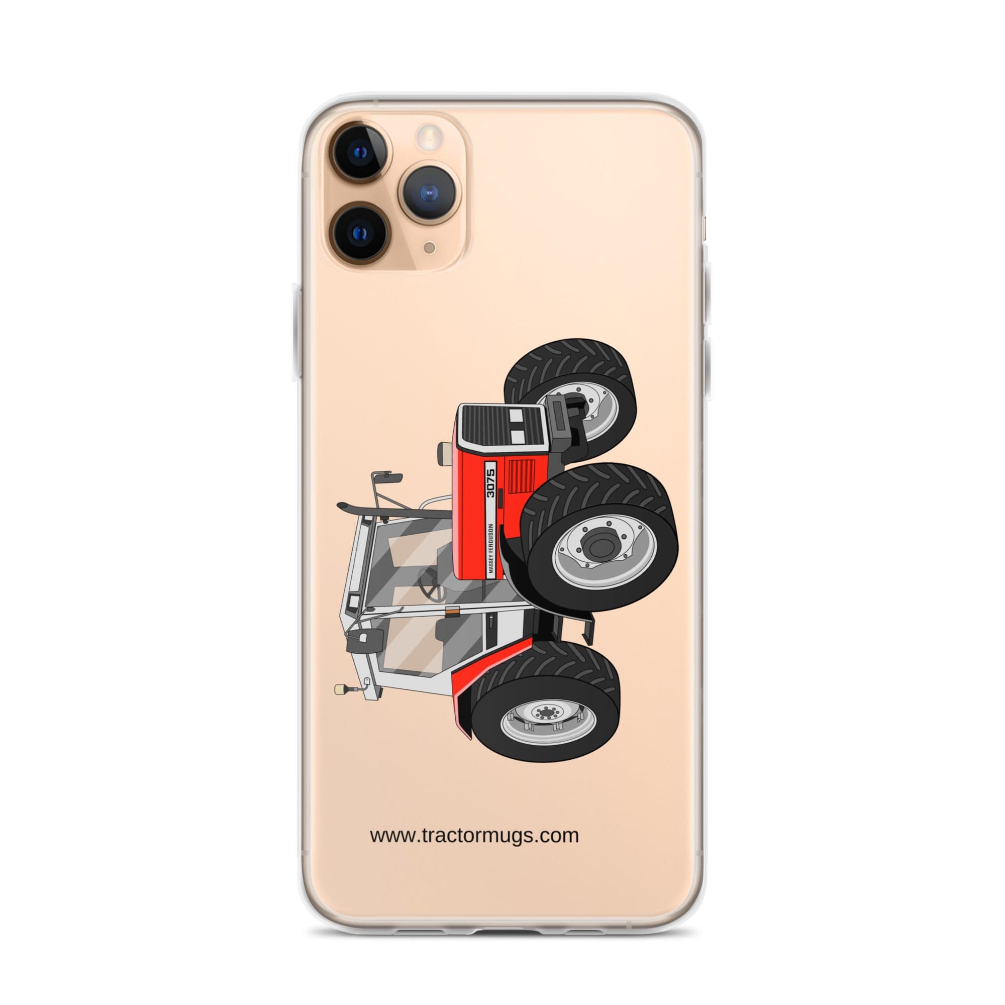 The Tractor Mugs Store iPhone 11 Pro Max Massey Ferguson 3075 | Clear Case for iPhone® Quality Farmers Merch