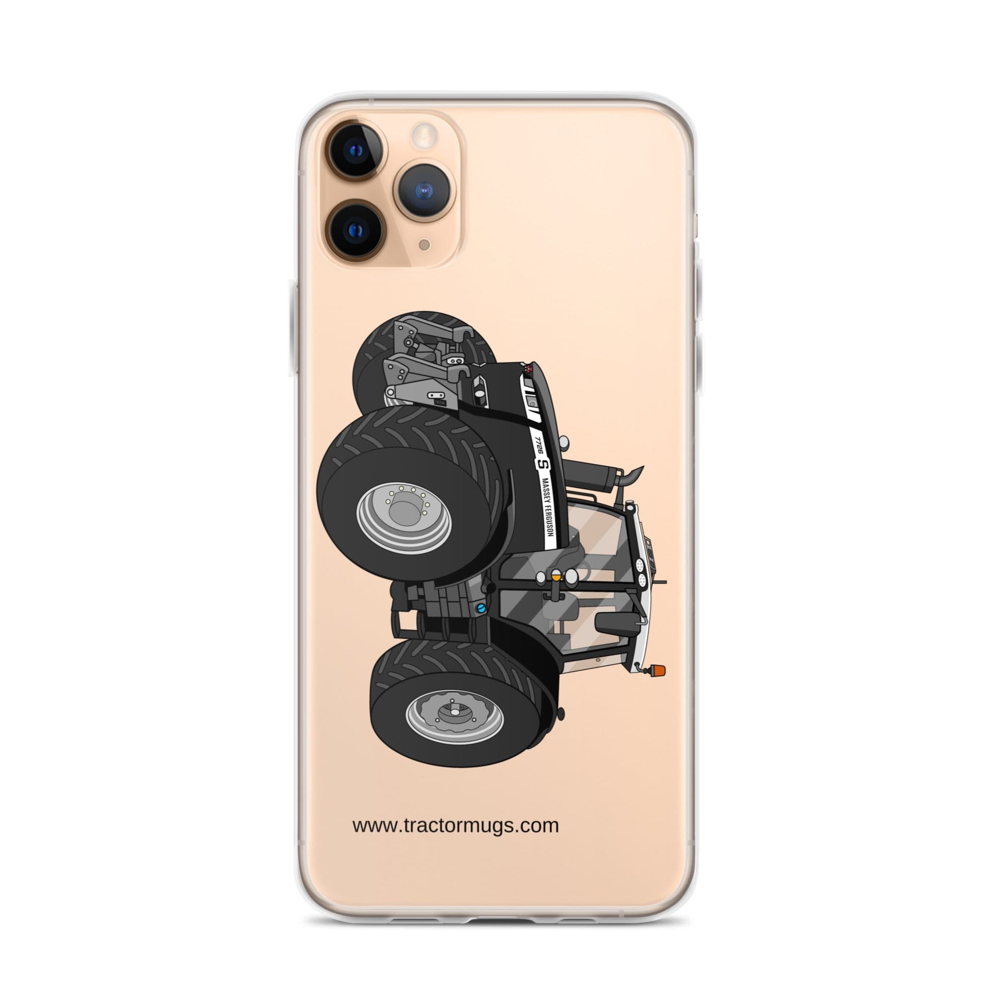 The Tractor Mugs Store iPhone 11 Pro Max Massey Ferguson 7726S Black Beauty | Clear Case for iPhone® Quality Farmers Merch