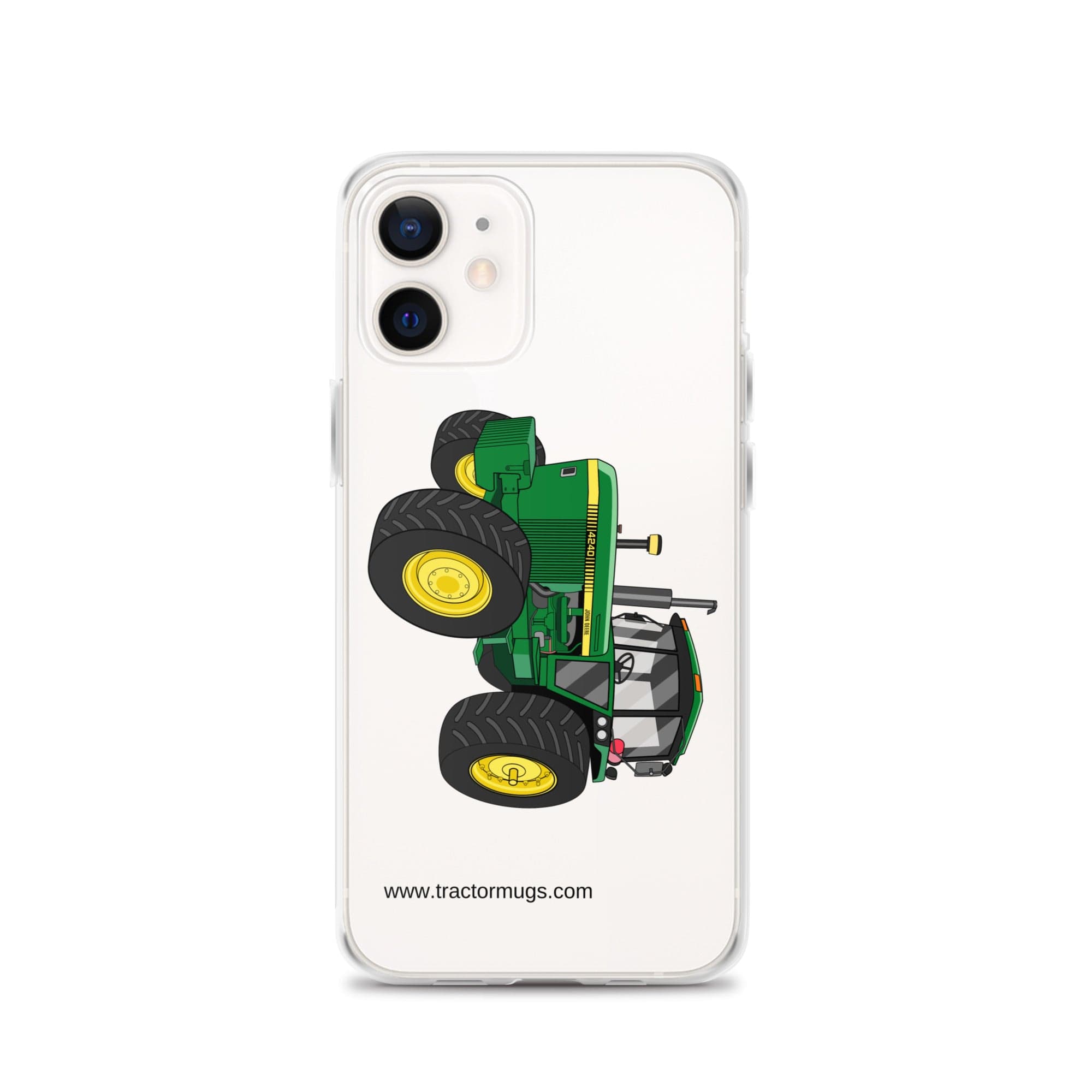 The Tractor Mugs Store iPhone 12 John Deere 4240 | Clear Case for iPhone® Quality Farmers Merch