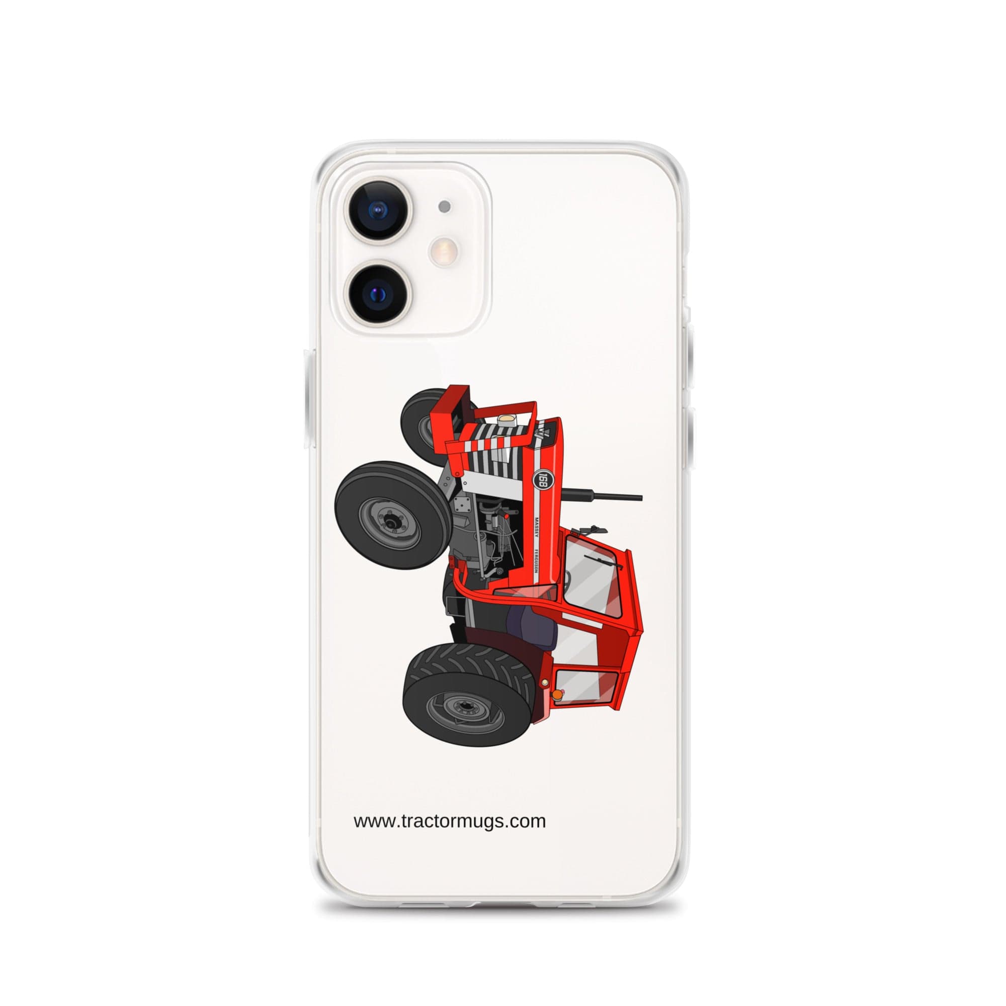 The Tractor Mugs Store iPhone 12 Massey Ferguson 168 | Clear Case for iPhone® Quality Farmers Merch