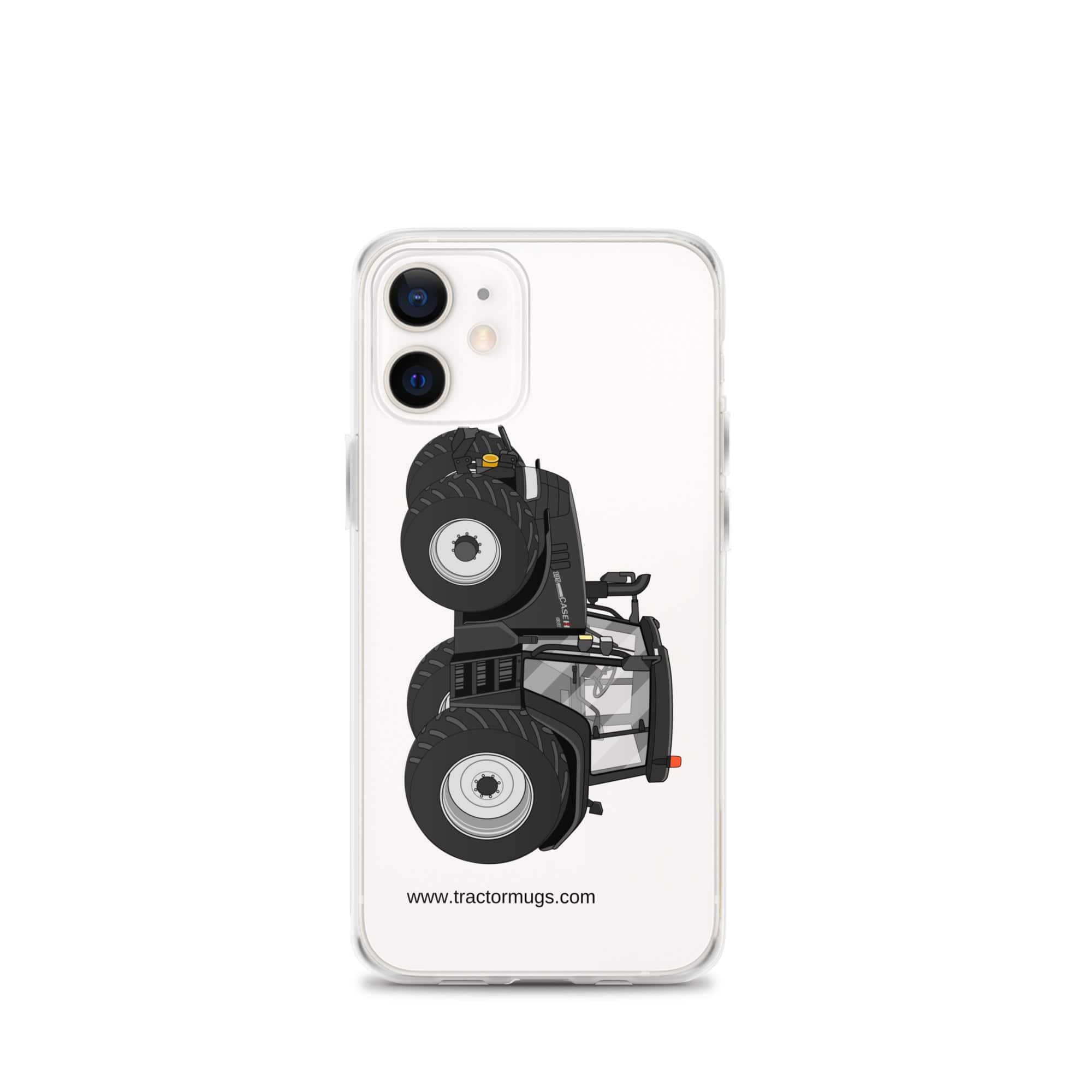 The Tractor Mugs Store iPhone 12 mini Case IH 195 CVX Black | Clear Case for iPhone® Quality Farmers Merch