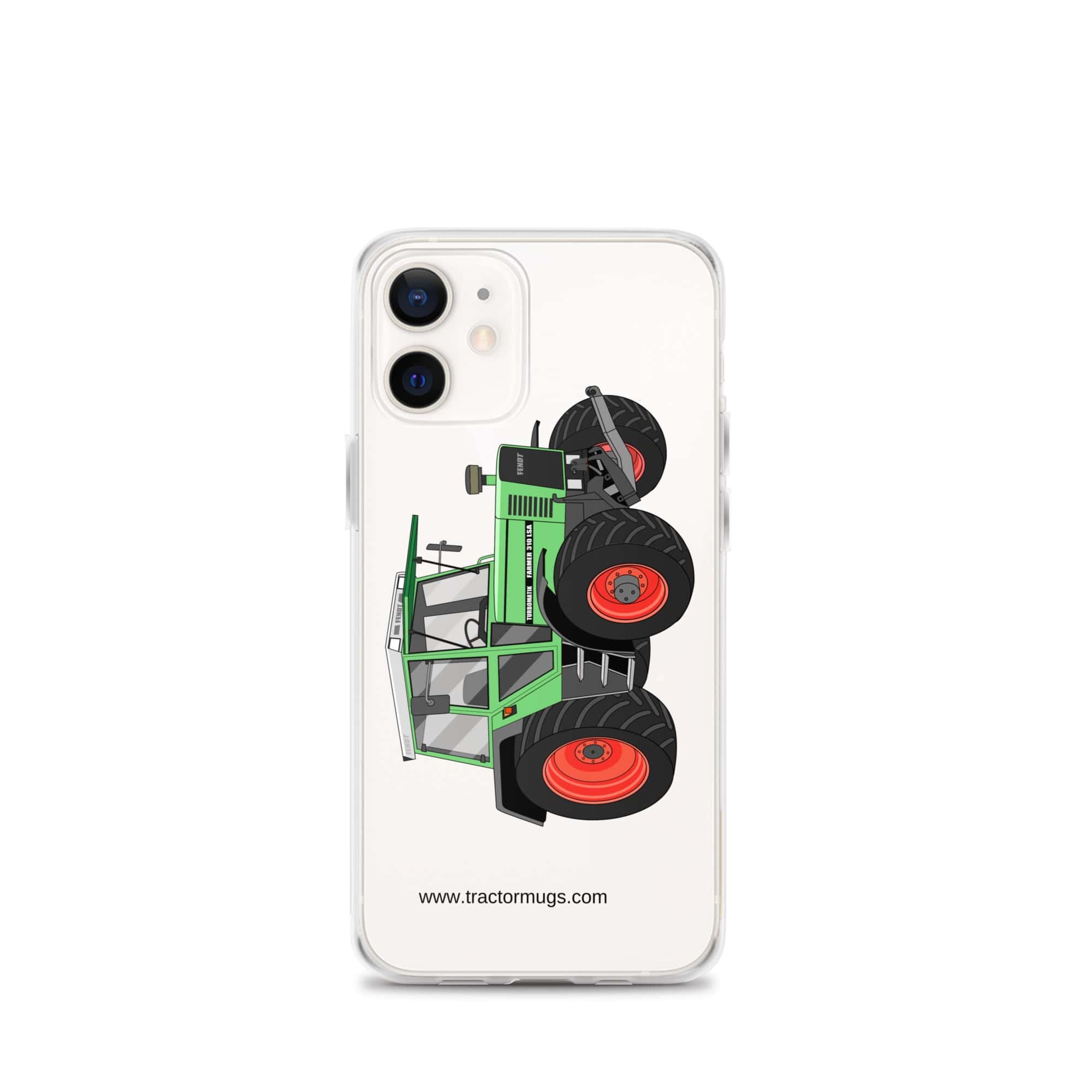 The Tractor Mugs Store iPhone 12 mini Fendt 310 LSA | Clear Case for iPhone® Quality Farmers Merch