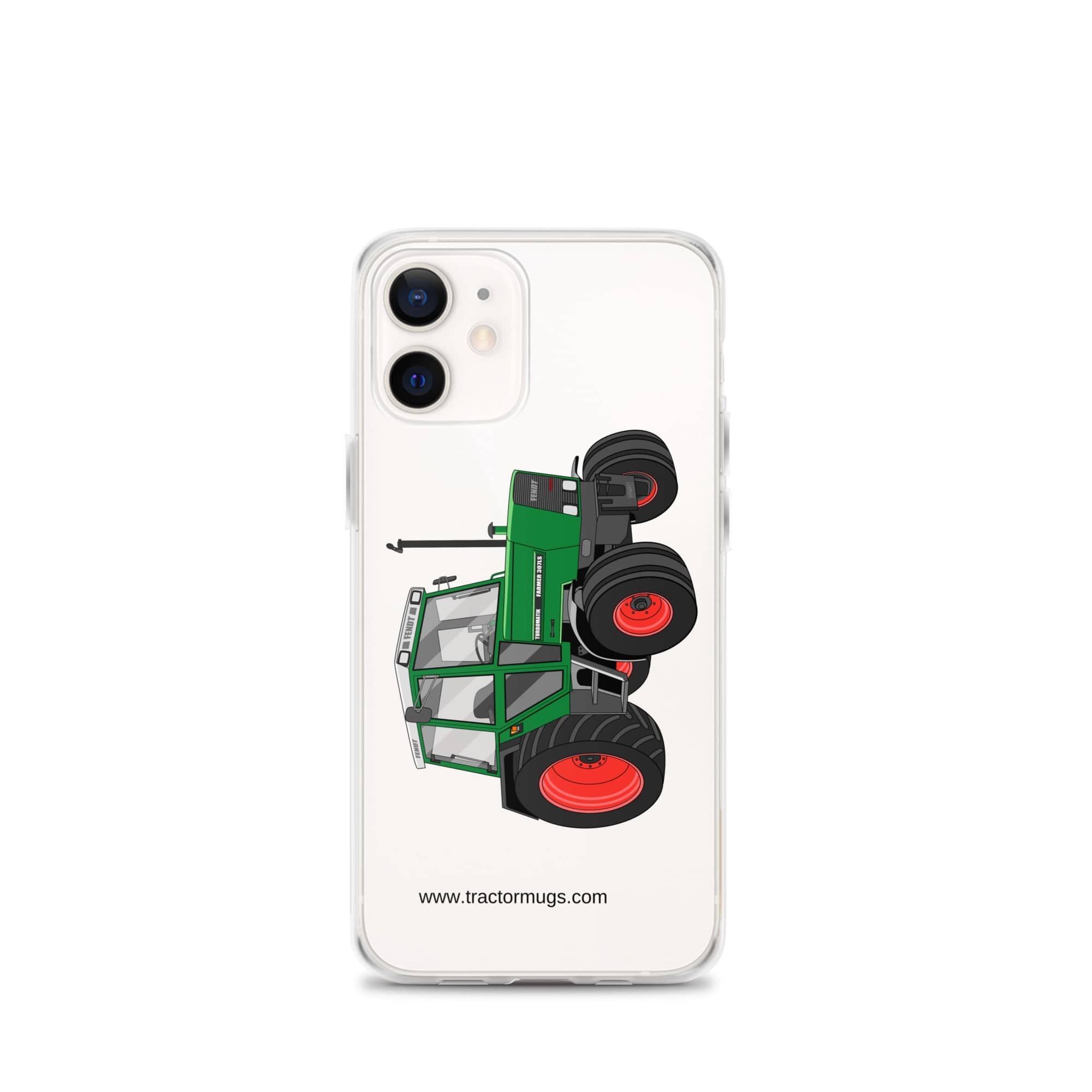 The Tractor Mugs Store iPhone 12 mini Fendt Farmer TURBOMATIK 307 LSA | Clear Case for iPhone® Quality Farmers Merch