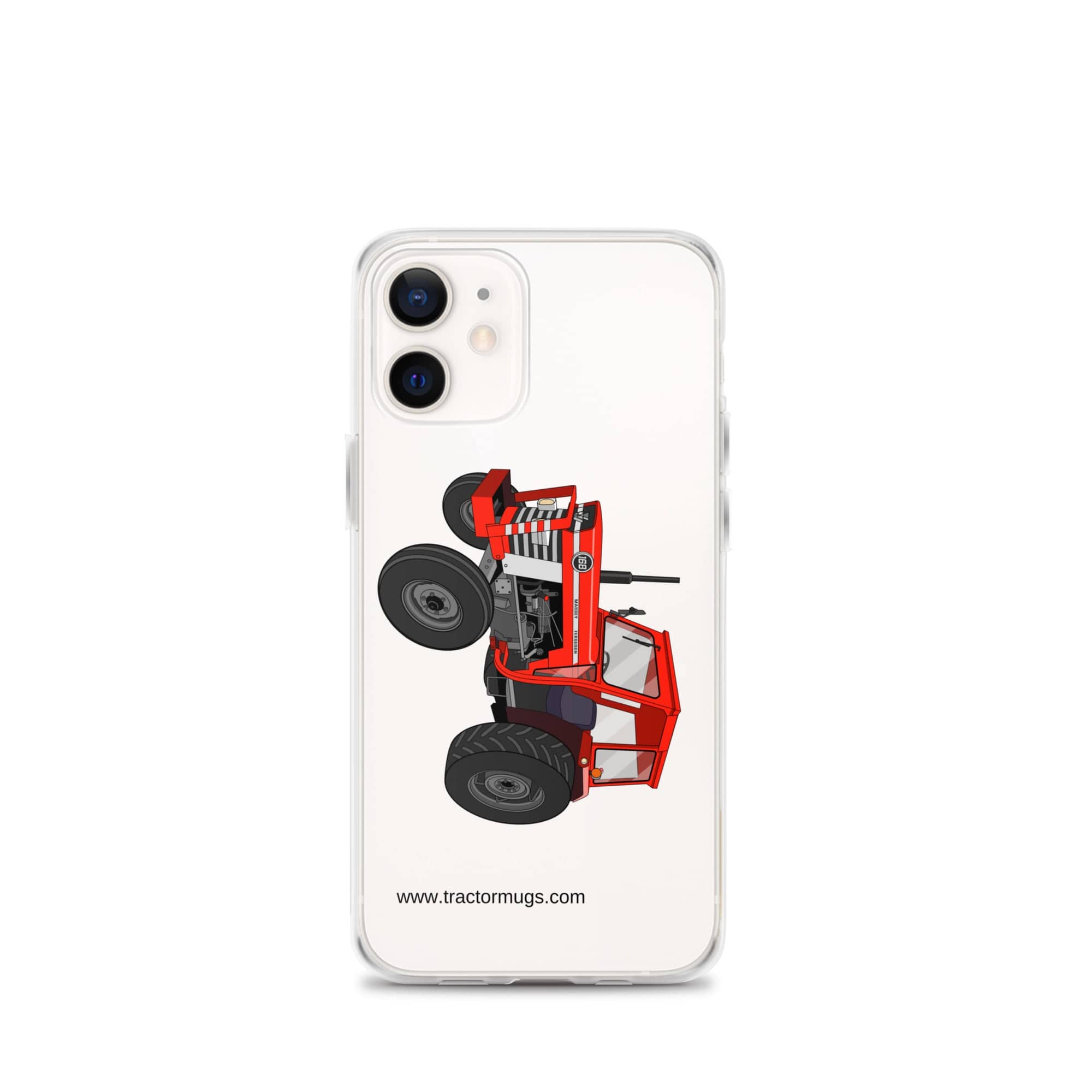 The Tractor Mugs Store iPhone 12 mini Massey Ferguson 168 | Clear Case for iPhone® Quality Farmers Merch