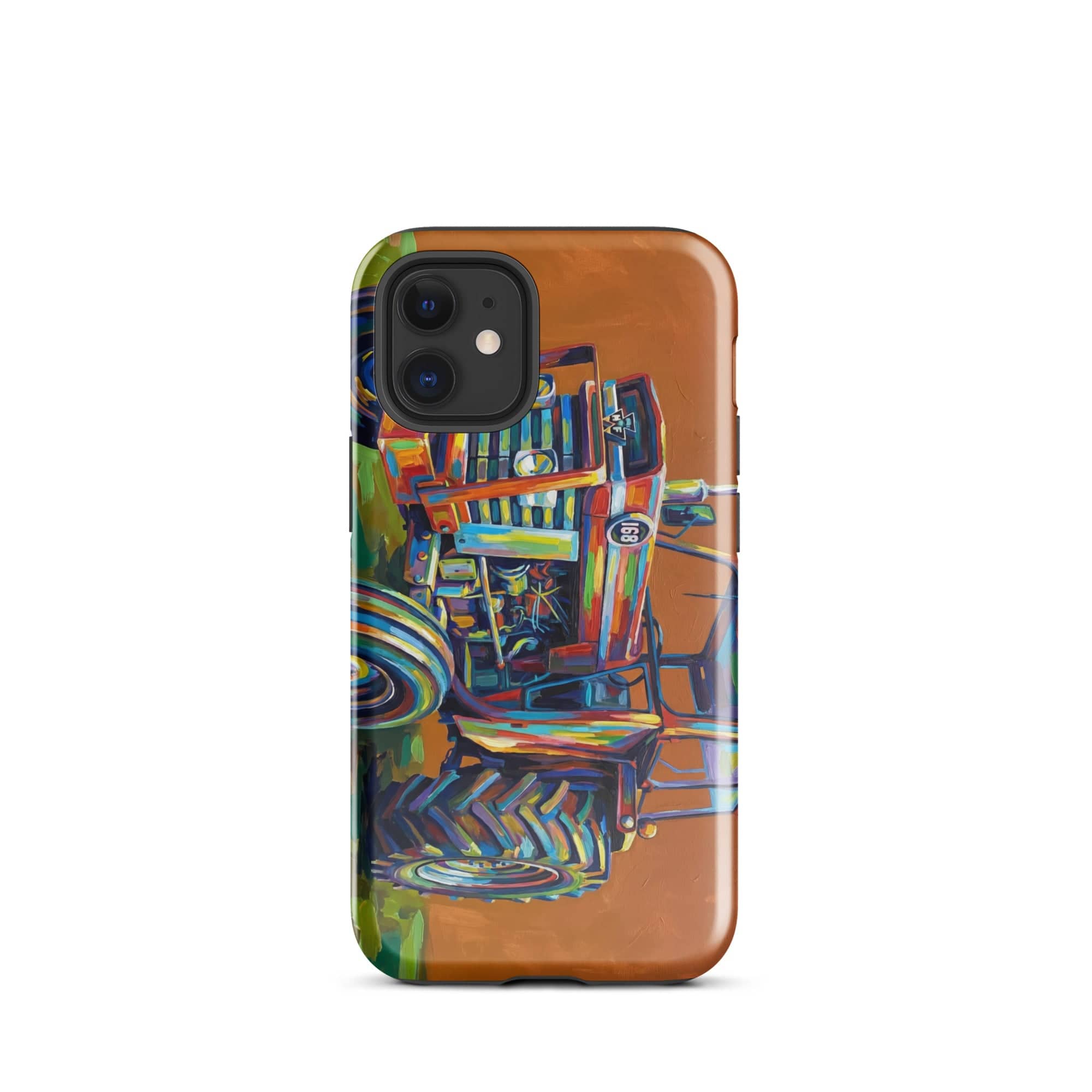 The Tractor Mugs Store iPhone 12 mini Massey Ferguson 168 | Splash Art Tough Case for iPhone® Quality Farmers Merch