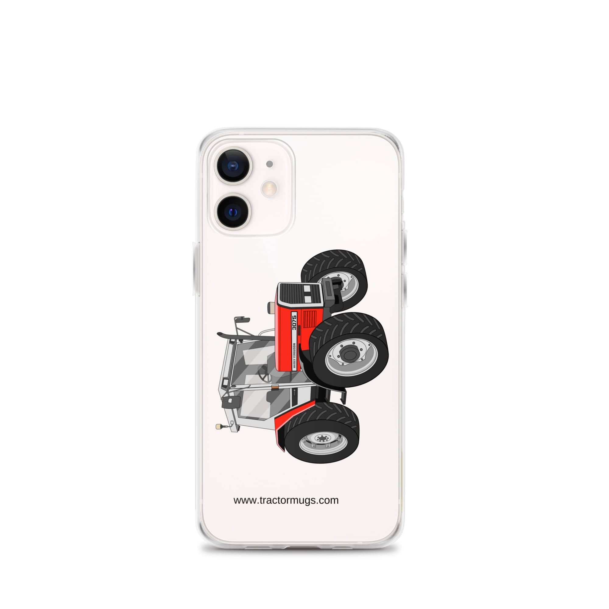 The Tractor Mugs Store iPhone 12 mini Massey Ferguson 3075 | Clear Case for iPhone® Quality Farmers Merch