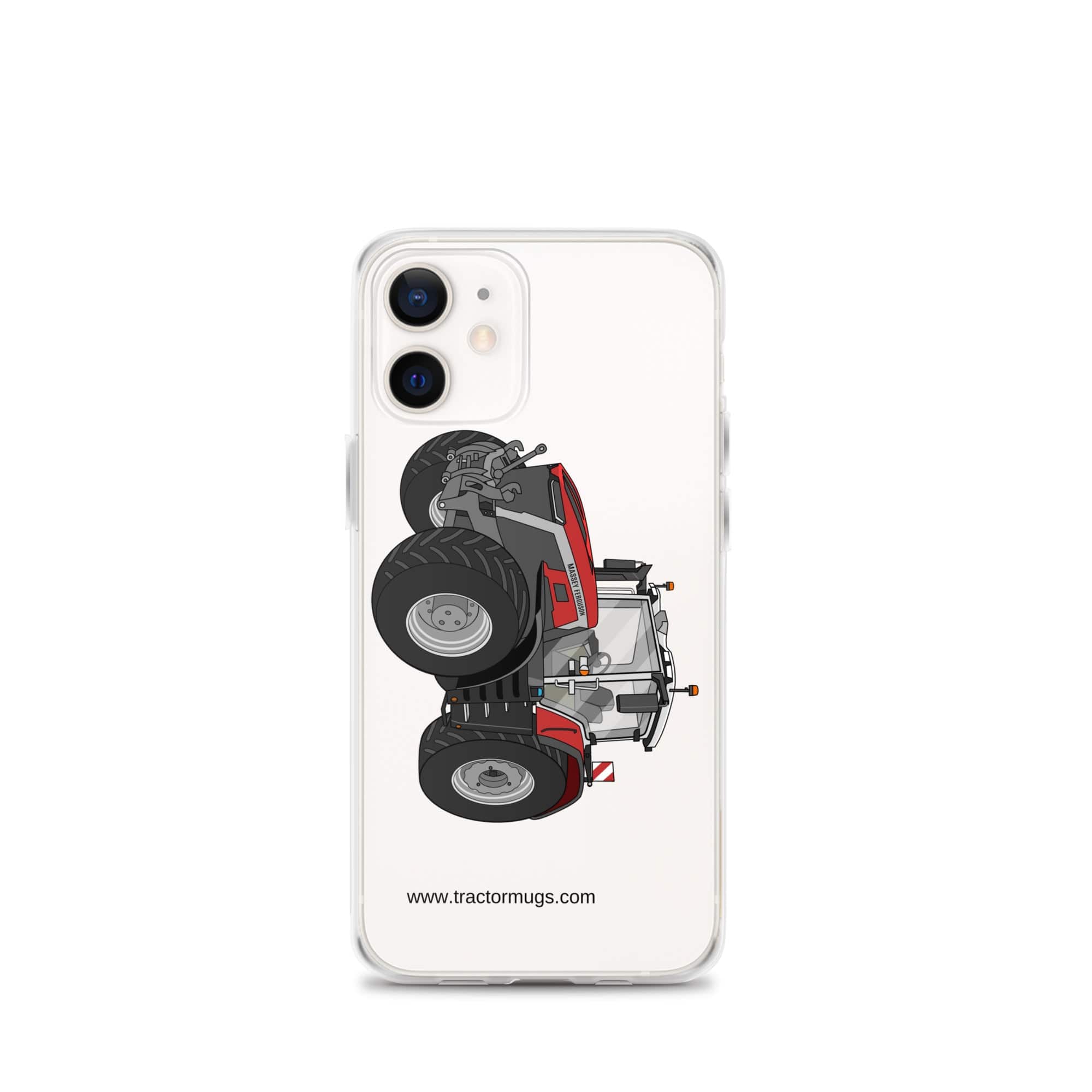 The Tractor Mugs Store iPhone 12 mini Massey Ferguson 9X | Clear Case for iPhone® Quality Farmers Merch