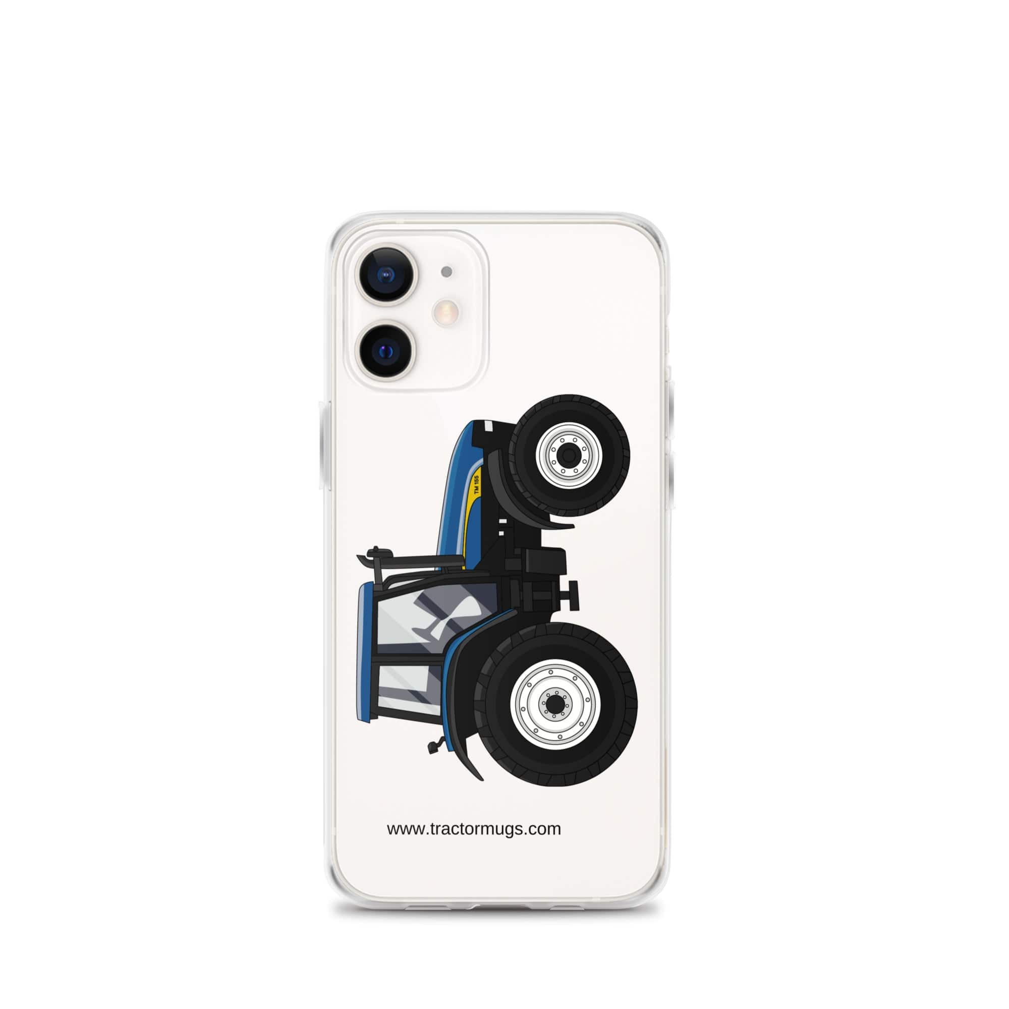 The Tractor Mugs Store iPhone 12 mini New Holland TM 155 | Clear Case for iPhone® Quality Farmers Merch