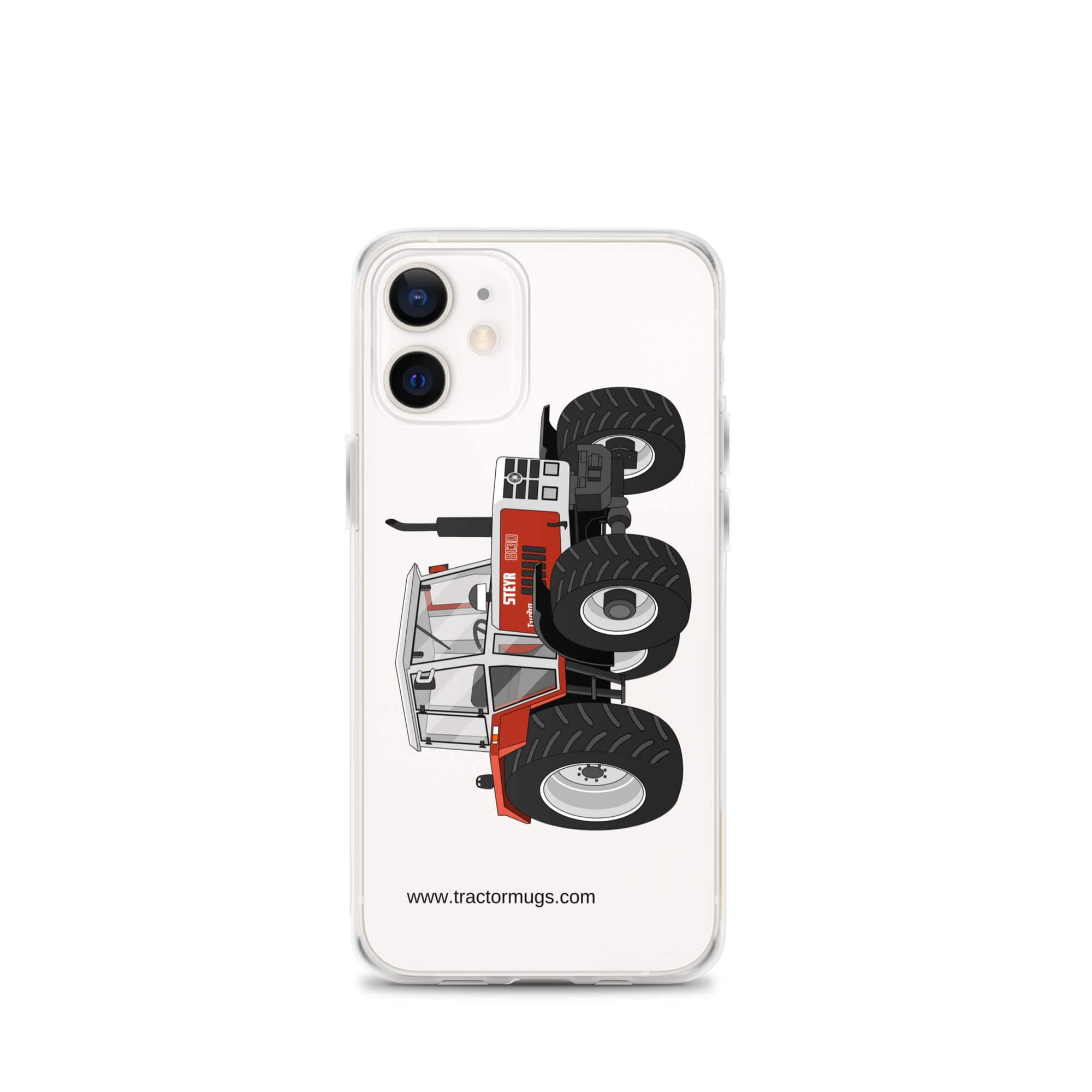 The Tractor Mugs Store iPhone 12 mini Steyr 8130 | Clear Case for iPhone® Quality Farmers Merch